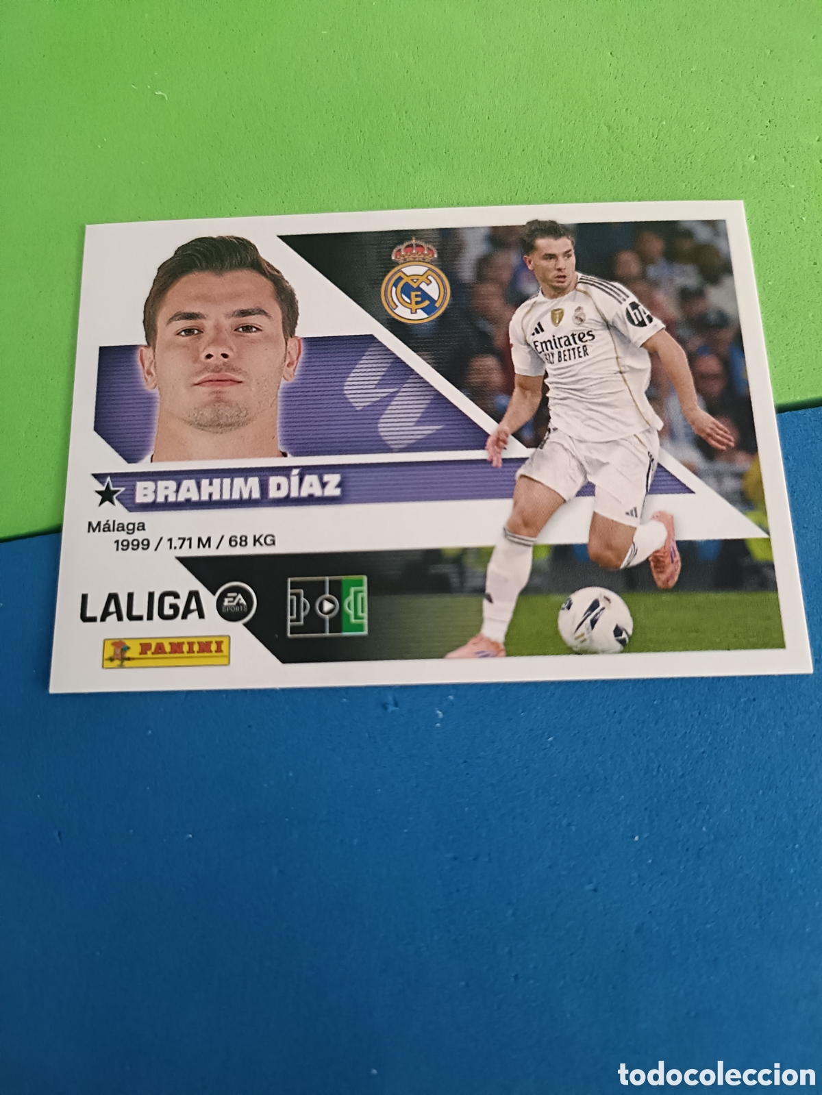 Cromos de f&uacute;tbol: Panini cromos stickers Liga este 2026 2027 26 27 - Real Madrid 16B Brahim D&iacute;az