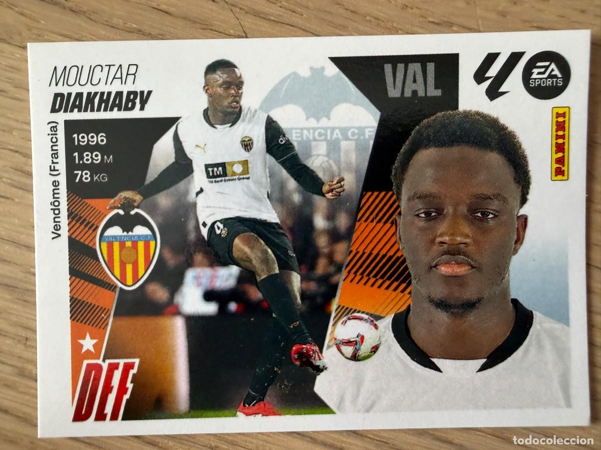 Cromos de f&uacute;tbol: 7 DIAKHABY VALENCIA 25 26 2025 2026 LIGA EA SPORTS COLECCIONES ESTE SIN PEGAR STICKER