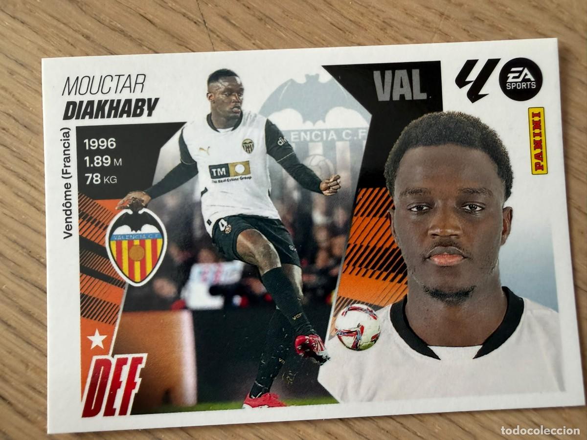 Cromos de f&uacute;tbol: 7 DIAKHABY VALENCIA 25 26 2025 2026 LIGA EA SPORTS COLECCIONES ESTE SIN PEGAR STICKER