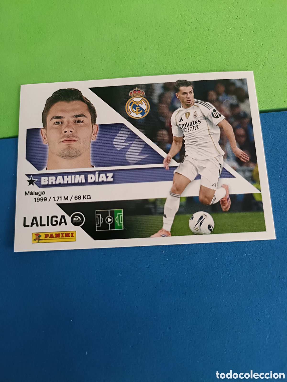 Cromos de f&uacute;tbol: Panini cromos stickers Liga este 2026 2027 26 27 - Real Madrid 16B Brahim D&iacute;az