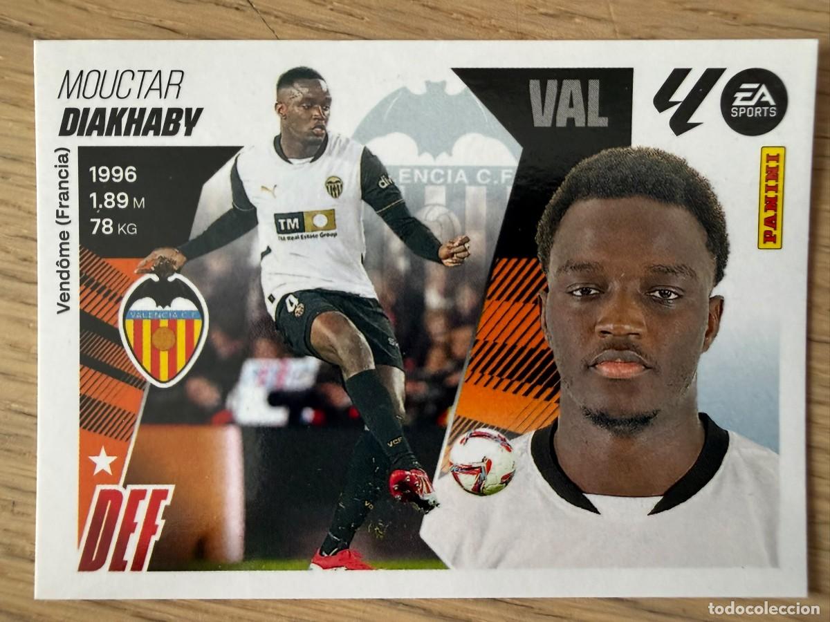Cromos de f&uacute;tbol: 7 DIAKHABY VALENCIA 25 26 2025 2026 LIGA EA SPORTS COLECCIONES ESTE SIN PEGAR STICKER