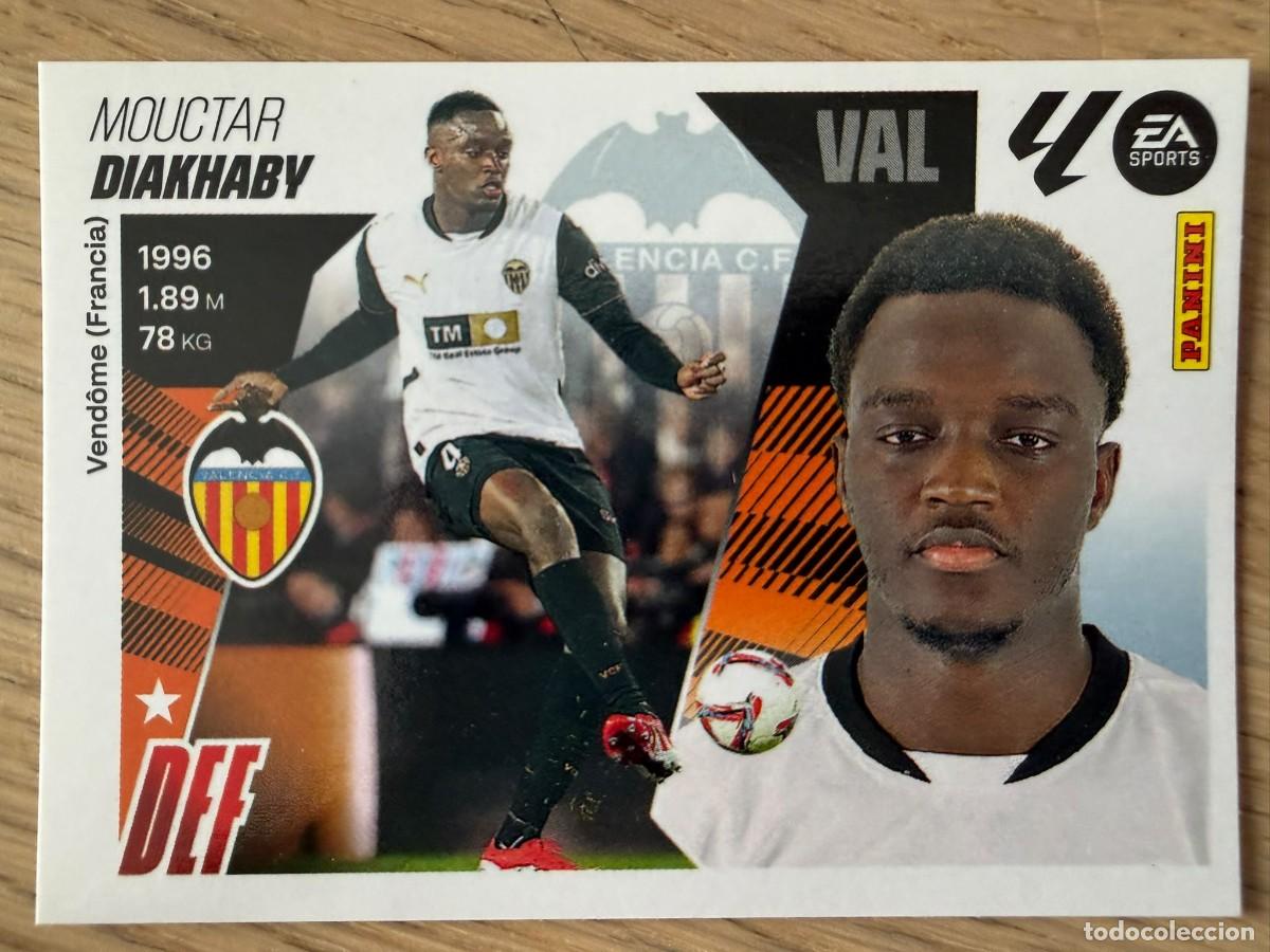 Cromos de f&uacute;tbol: 7 DIAKHABY VALENCIA 25 26 2025 2026 LIGA EA SPORTS COLECCIONES ESTE SIN PEGAR STICKER