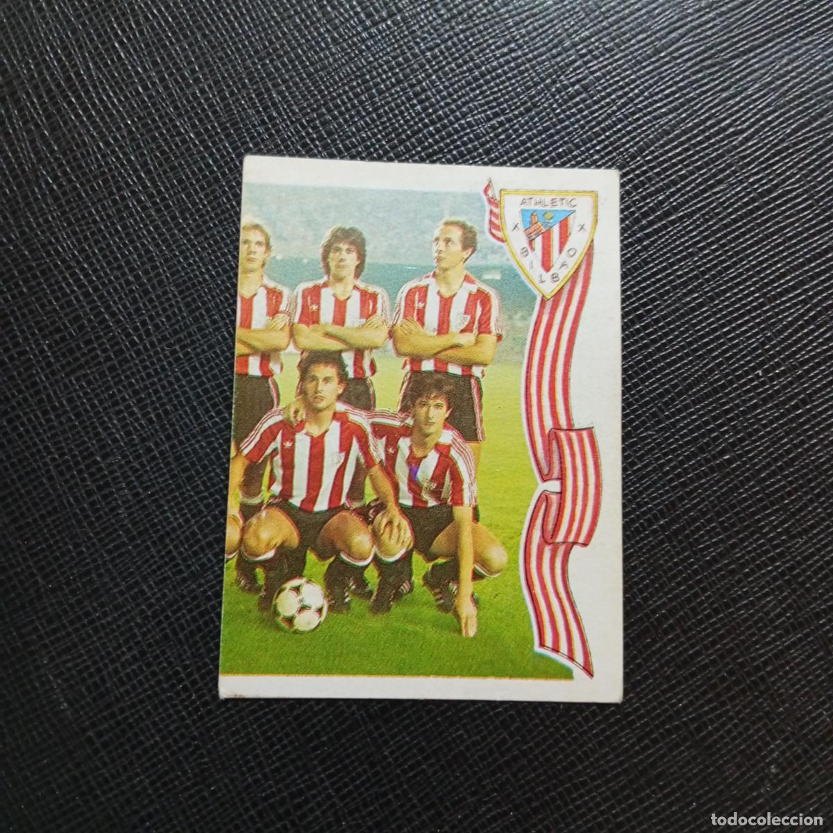 Cromos de f&uacute;tbol: 121 ALINEACION BILBAO MAGA GOL 1984 1985 CROMO FUTBOL 84 85 LIGA - SIN PEGAR - A91 PG13