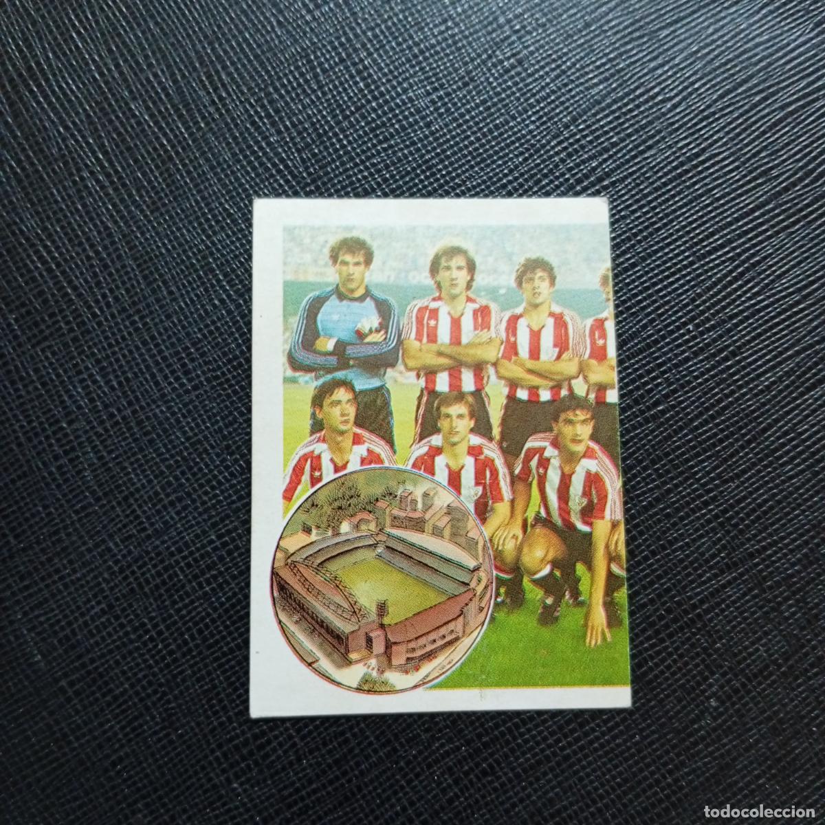 Cromos de f&uacute;tbol: 122 ALINEACION BILBAO MAGA GOL 1984 1985 CROMO FUTBOL 84 85 LIGA - SIN PEGAR - A91 PG13