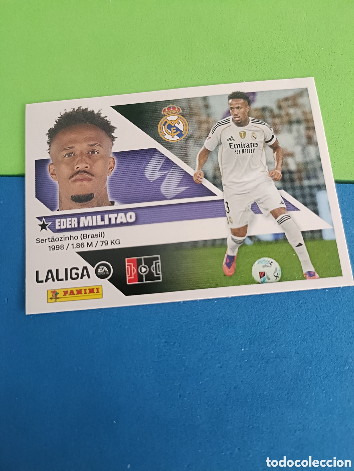 Cromos de f&uacute;tbol: Panini cromos stickers Liga este 2026 2027 26 27 - Real Madrid 6 Militao