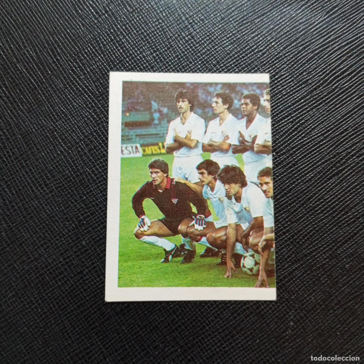 Cromos de f&uacute;tbol: 128 ALINEACION SEVILLA MAGA GOL 1984 1985 CROMO FUTBOL 84 85 LIGA - SIN PEGAR - A91 PG13