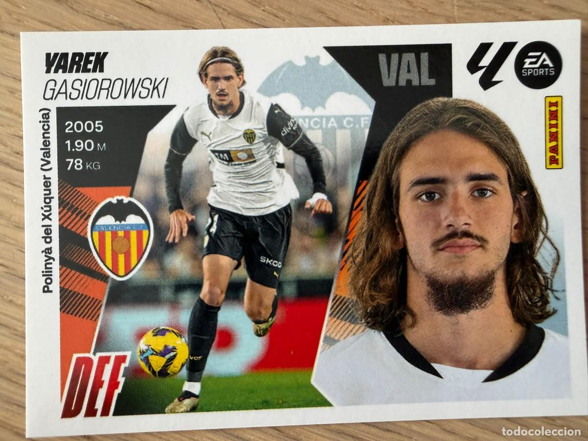 Cromos de f&uacute;tbol: 9A 9 A YAREK VALENCIA 25 26 2025 2026 LIGA EA SPORTS COLECCIONES ESTE SIN PEGAR STICKER