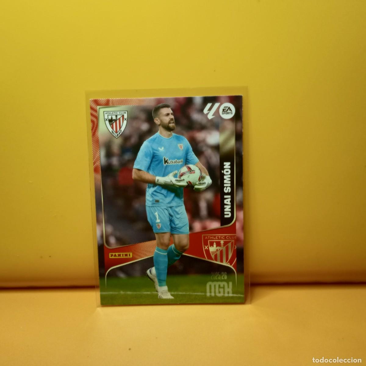 Cromos de f&uacute;tbol: MEGACRACKS 2025 2026 25 26 ATHLETIC DE BILBAO UNAI SIM&Oacute;N 38