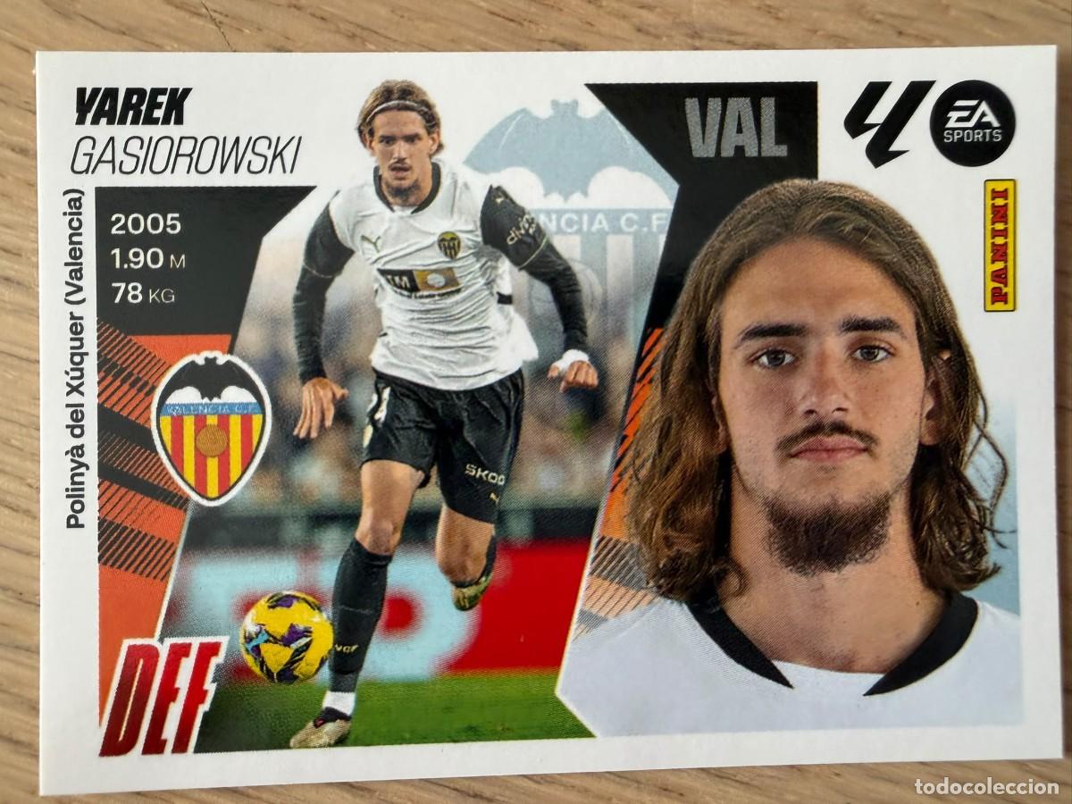 Cromos de f&uacute;tbol: 9A 9 A YAREK VALENCIA 25 26 2025 2026 LIGA EA SPORTS COLECCIONES ESTE SIN PEGAR STICKER