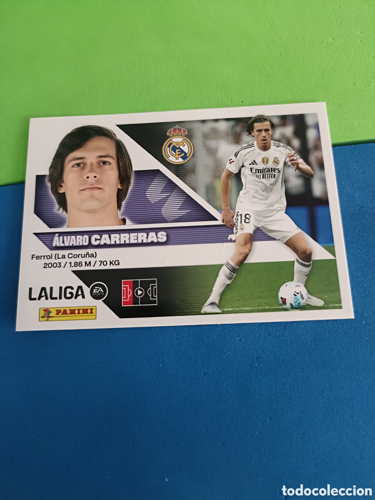 Cromos de f&uacute;tbol: Panini cromos stickers Liga este 2026 2027 26 27 - Real Madrid 10A Carreras