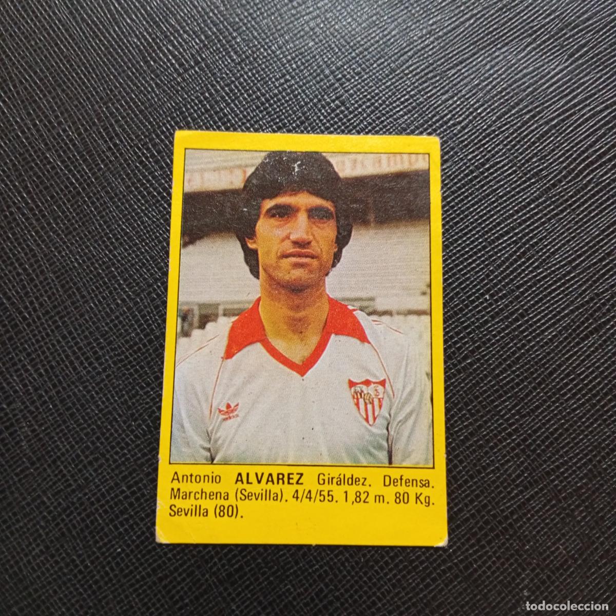 Cromos de f&uacute;tbol: ALVAREZ SEVILLA ROLLAN 1983 1984 CROMO FUTBOL 83 84 LIGA - DESPEGADO - A91 PG16
