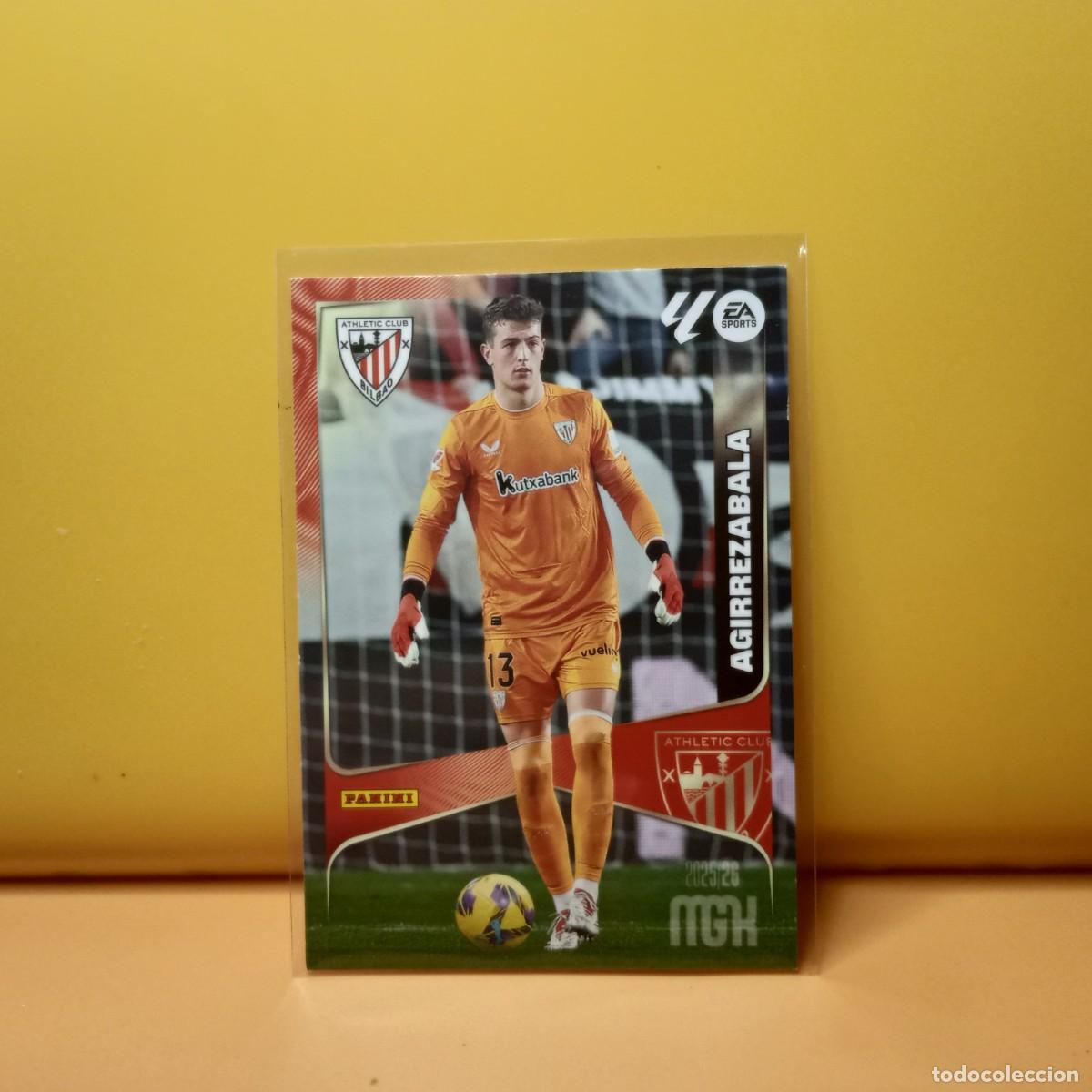 Cromos de f&uacute;tbol: MEGACRACKS 2025 2026 25 26 ATHLETIC DE BILBAO AGIRREZABALA 39