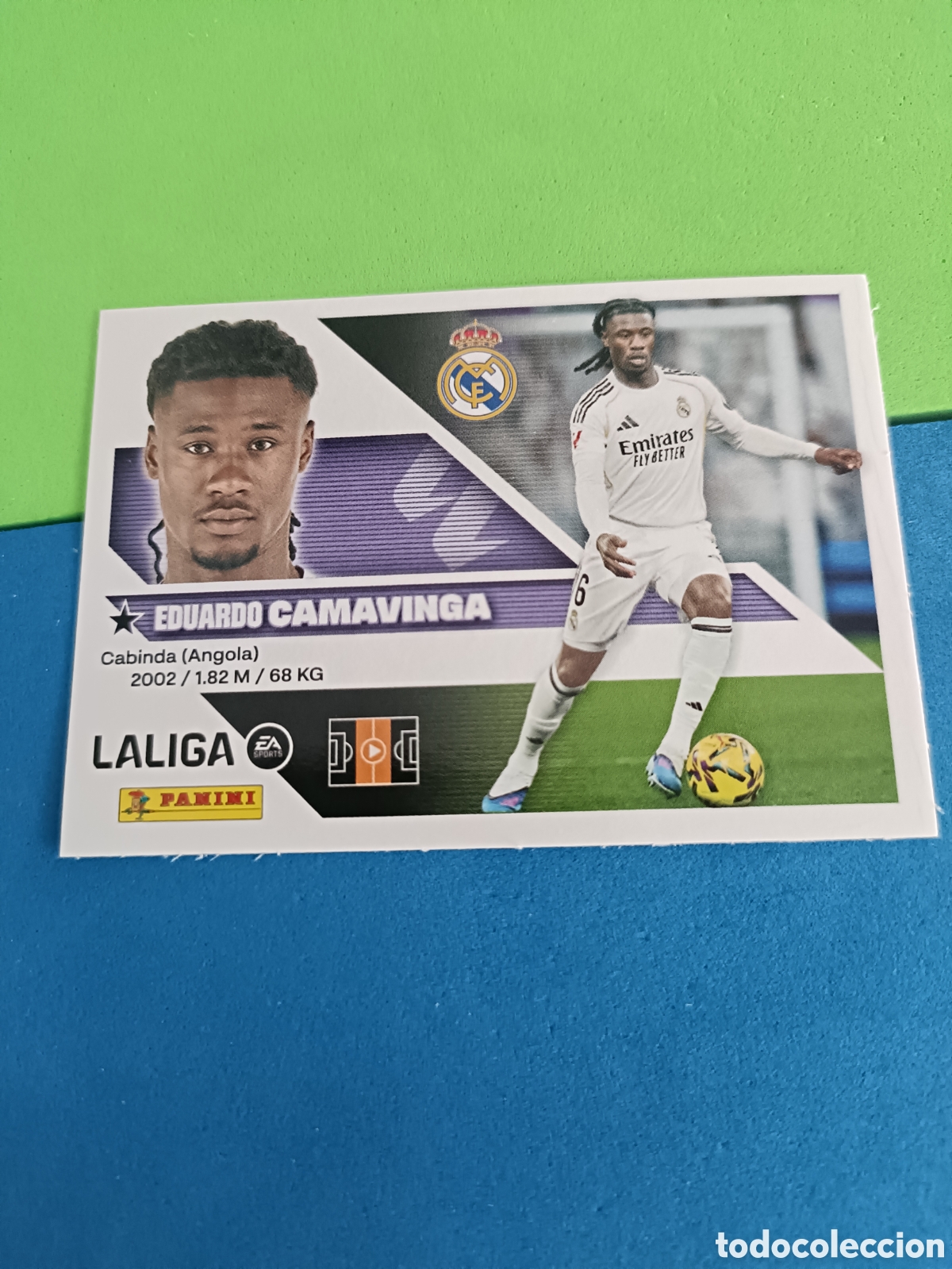 Cromos de f&uacute;tbol: Panini cromos stickers Liga este 2026 2027 26 27 - Real Madrid 13 Camavinga