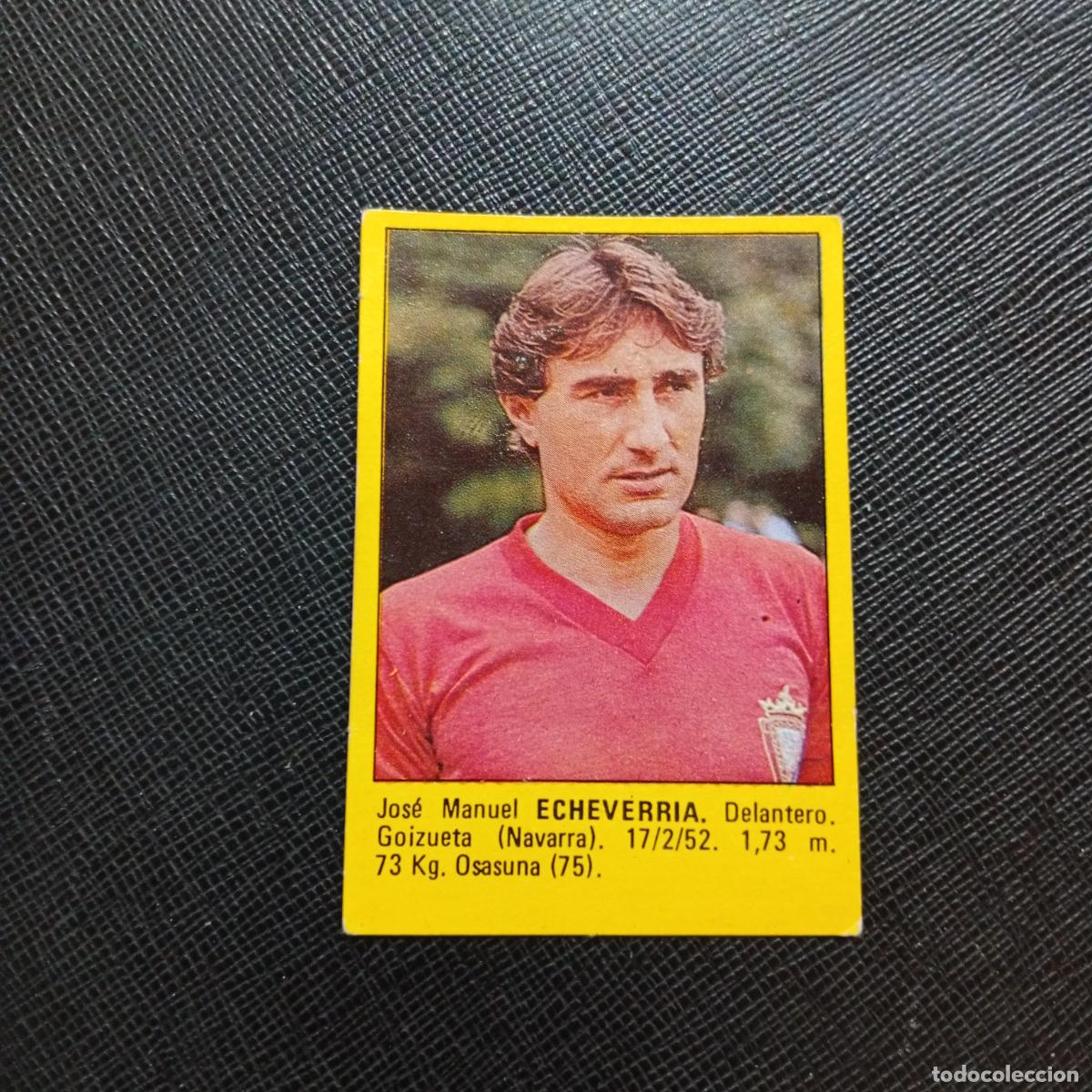 Cromos de f&uacute;tbol: ECHEVERRIA OSASUNA ROLLAN 1983 1984 CROMO FUTBOL 83 84 LIGA - DESPEGADO - A91 PG17