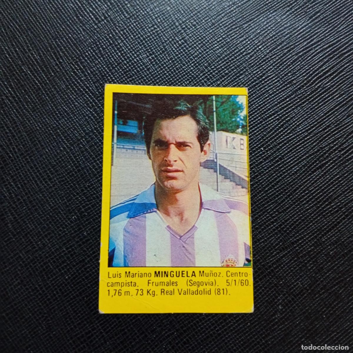 Cromos de f&uacute;tbol: MINGUELA VALLADOLID ROLLAN 1983 1984 CROMO FUTBOL 83 84 LIGA - DESPEGADO - A91 PG17