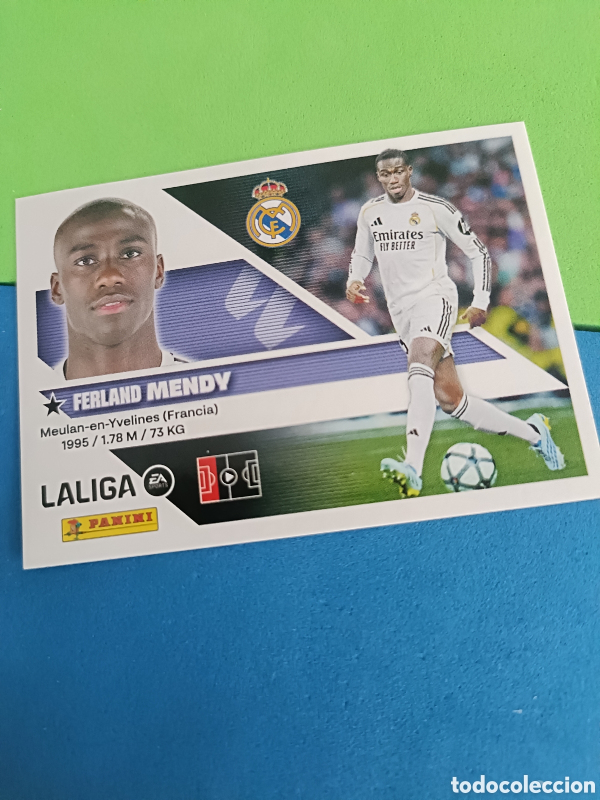 Cromos de f&uacute;tbol: Panini cromos stickers Liga este 2026 2027 26 27 - Real Madrid 10B Mendy