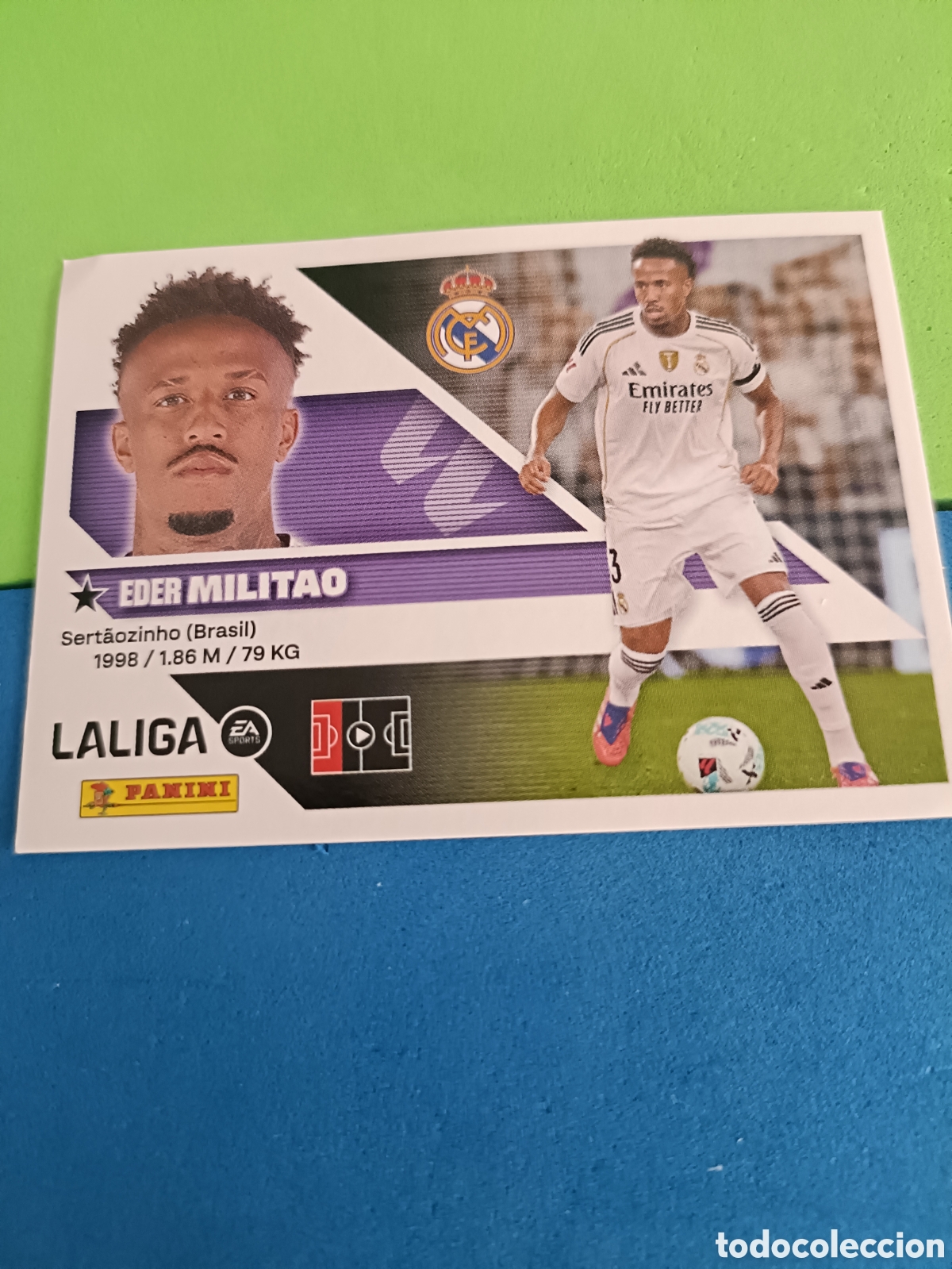 Cromos de f&uacute;tbol: Panini cromos stickers Liga este 2026 2027 26 27 - Real Madrid 6 Militao