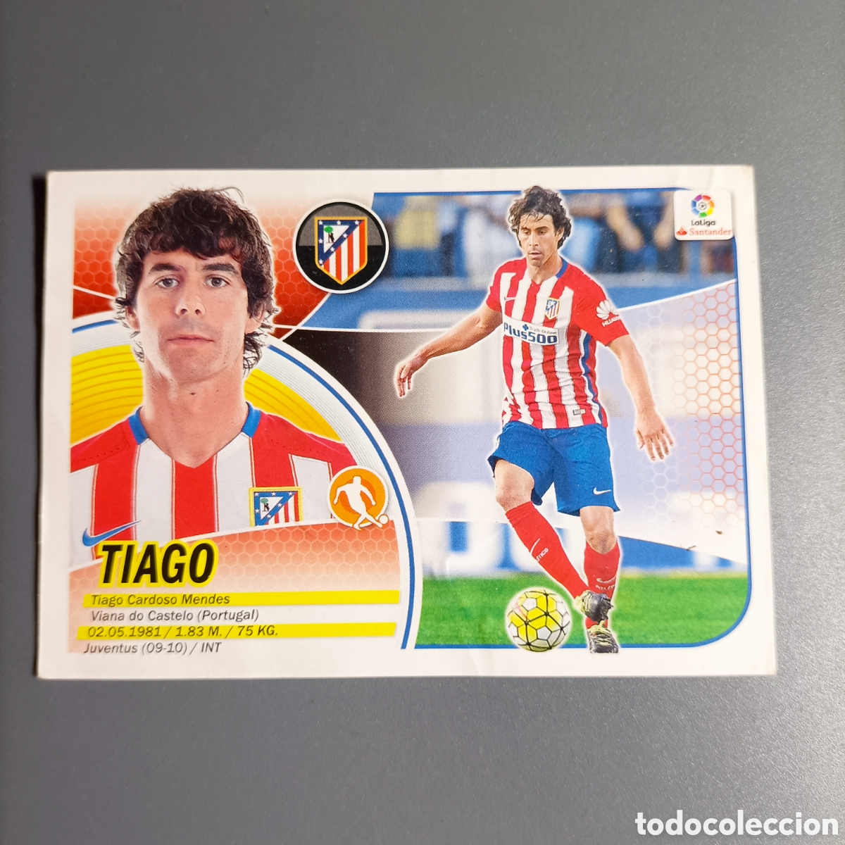Figurine di Calcio: CROMO ESTE LIGA 2016-2017 (ATL&Eacute;TICO) №9A TIAGO