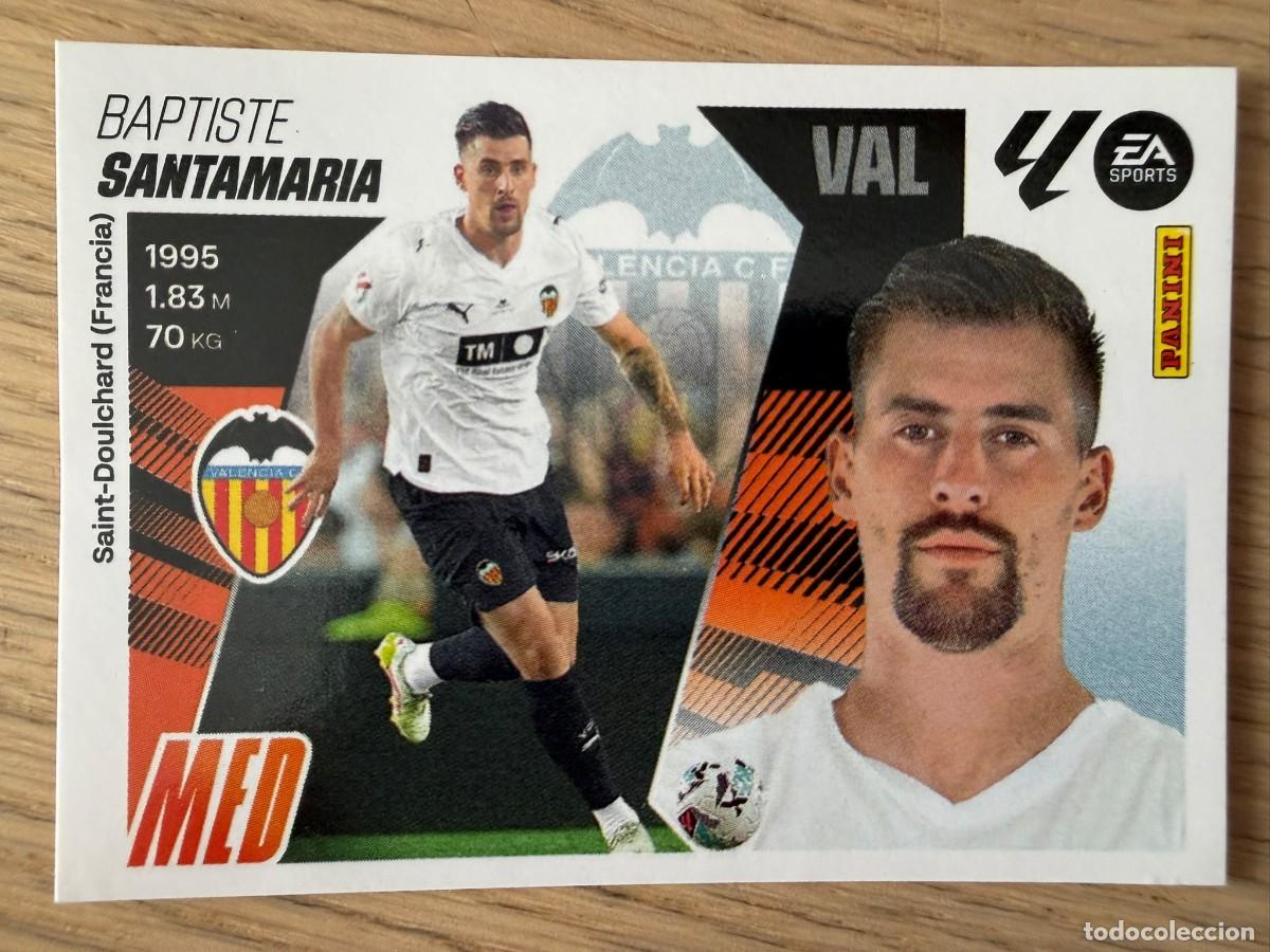 Football Stickers: 11 SANTAMARIA VALENCIA 25 26 2025 2026 LIGA EA SPORTS COLECCIONES ESTE SIN PEGAR STICKER