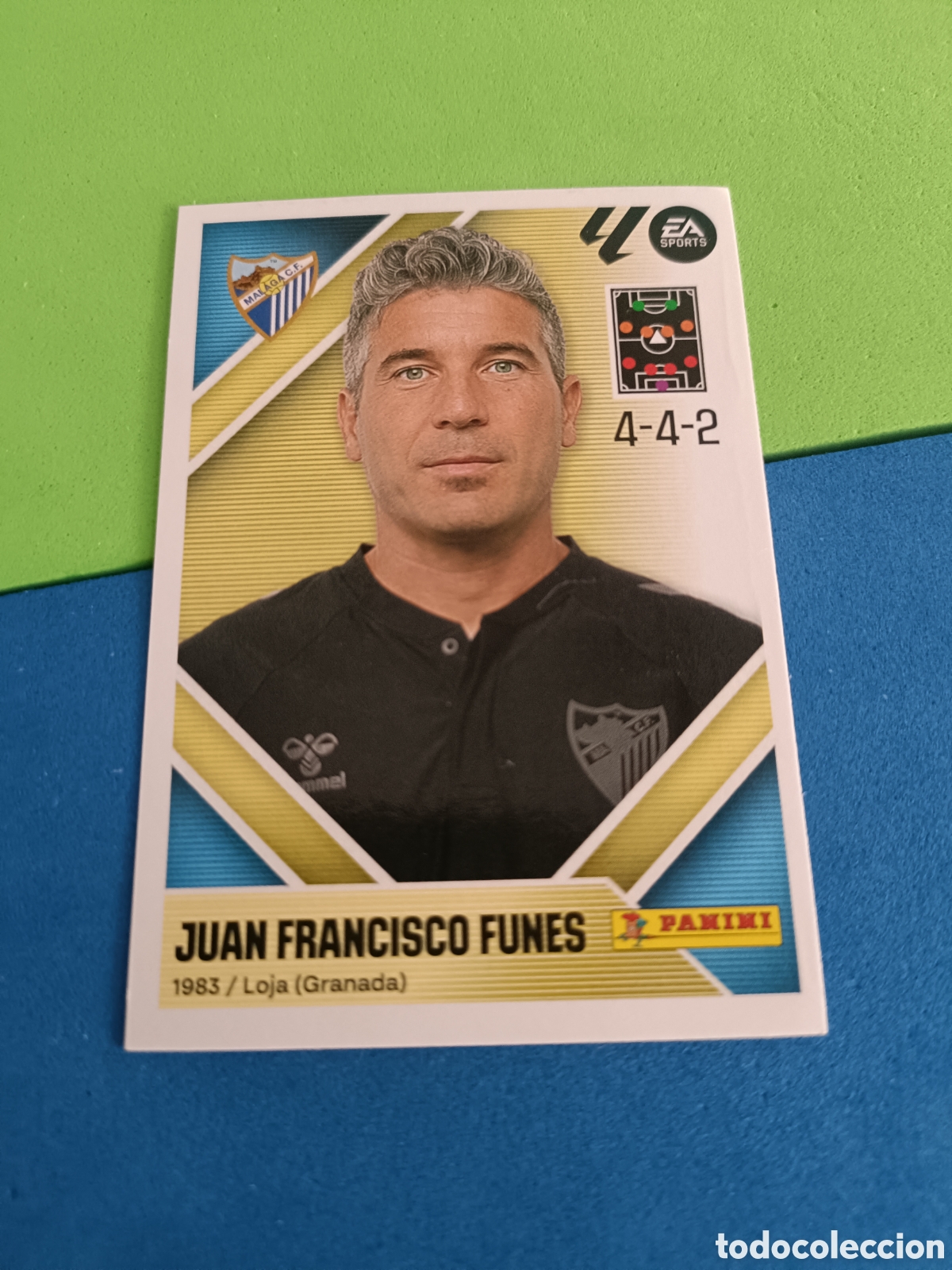 Football Stickers: Panini cromos stickers Liga este 2026 2027 26 27 - M&aacute;laga entrenador 2 Funes