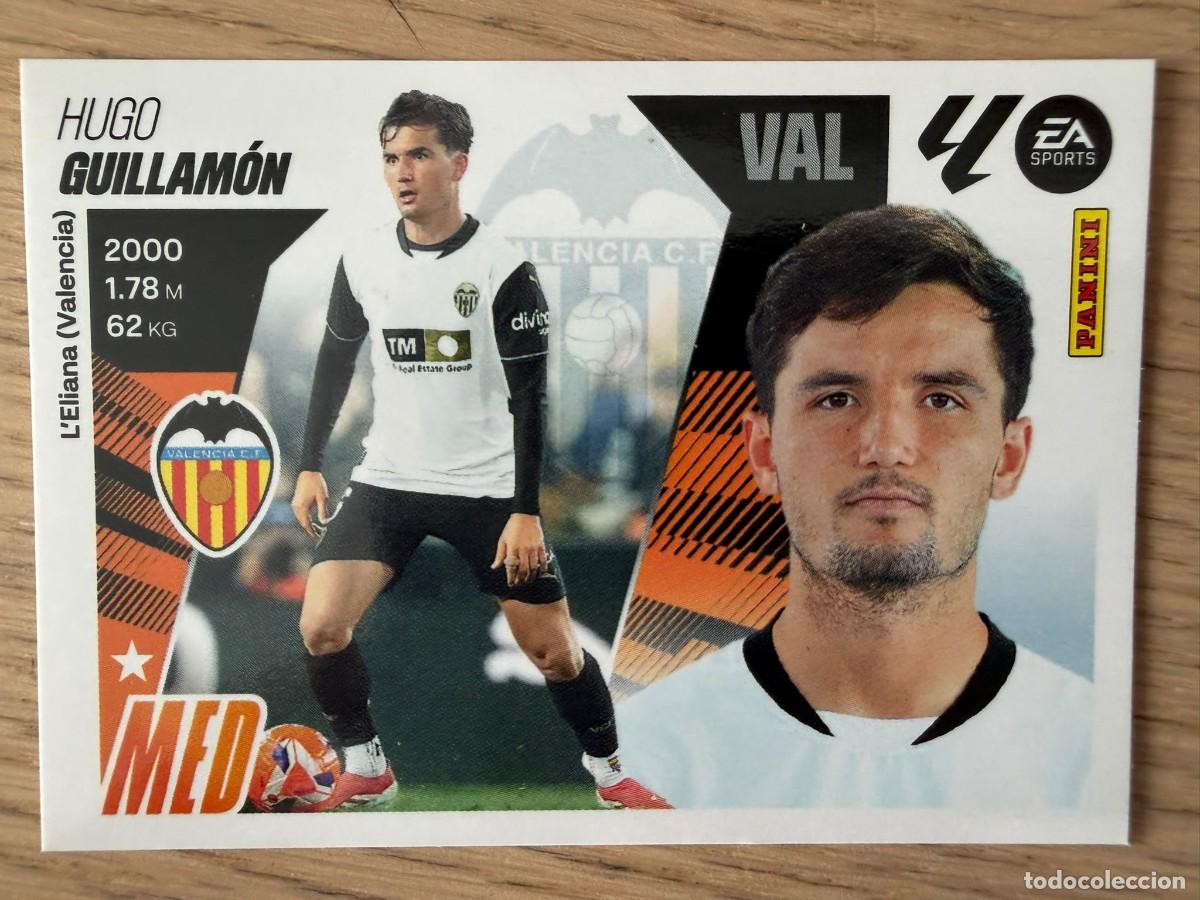 Football Stickers: 12 GUILLAMON VALENCIA 25 26 2025 2026 LIGA EA SPORTS COLECCIONES ESTE SIN PEGAR STICKER