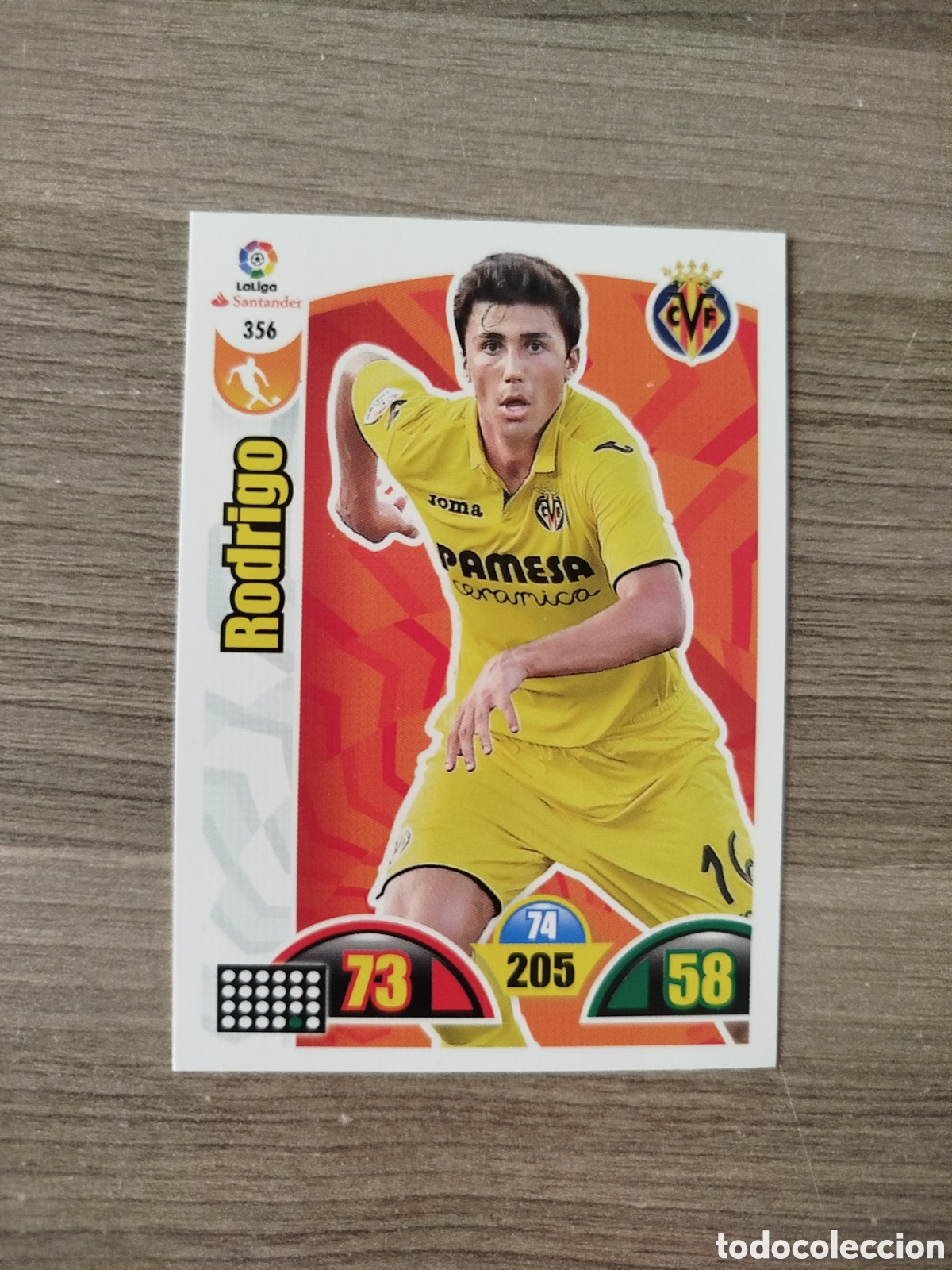 Football Stickers: ADRENALYN 2017/18.VILLARREAL.RODRI (N&deg;356).