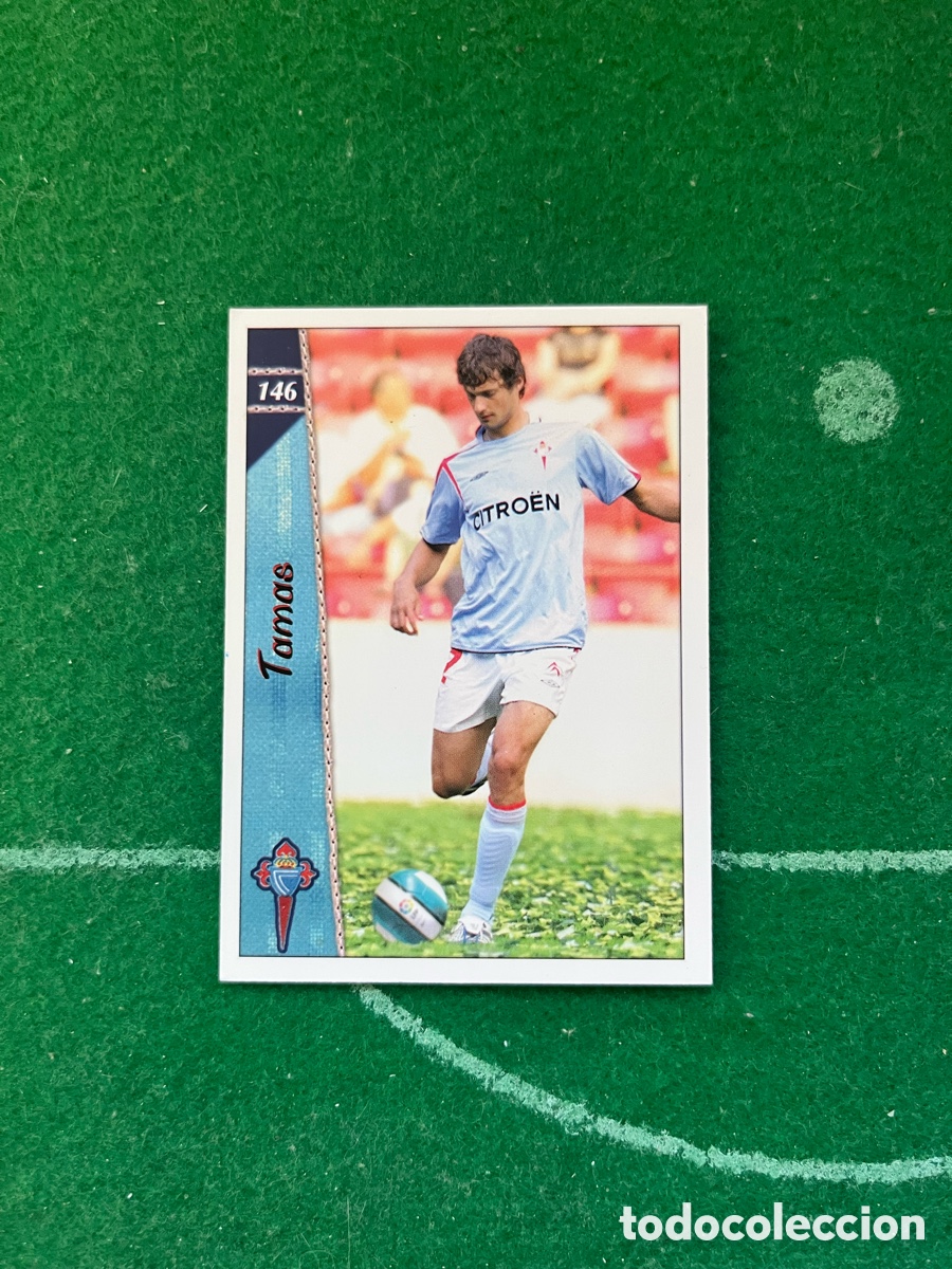 Football Stickers: 146 TAMAS CELTA DE VIGO LAS FICHAS DE LA LIGA 2006 2007 MUNDICROMO