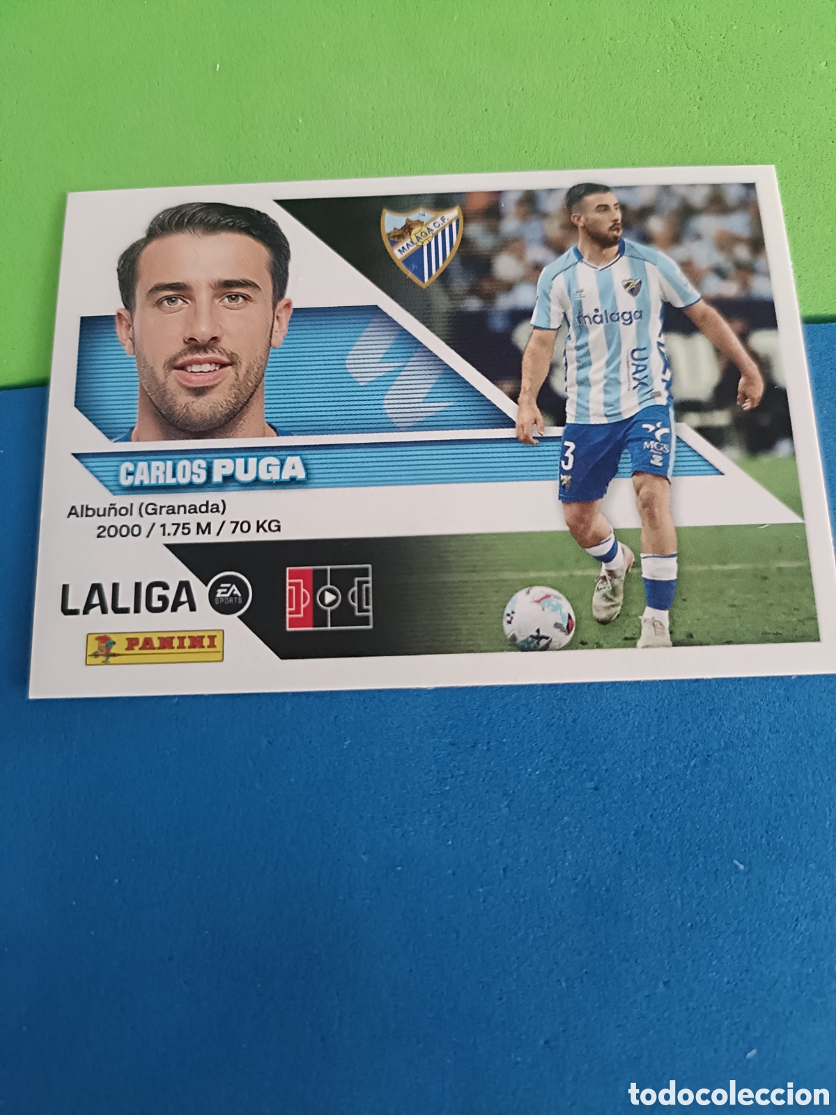 Figurine di Calcio: Panini cromos stickers Liga este 2026 2027 26 27 - M&aacute;laga 5 Puga