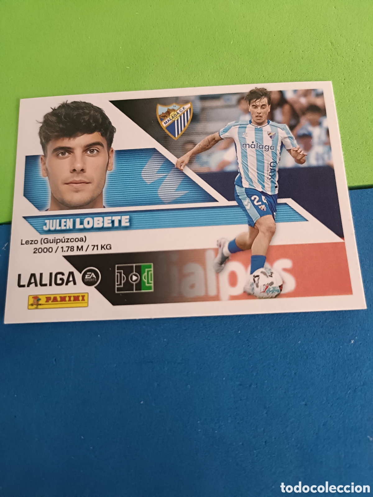 Figurine di Calcio: Panini cromos stickers Liga este 2026 2027 26 27 - M&aacute;laga 17 Juan Lobete