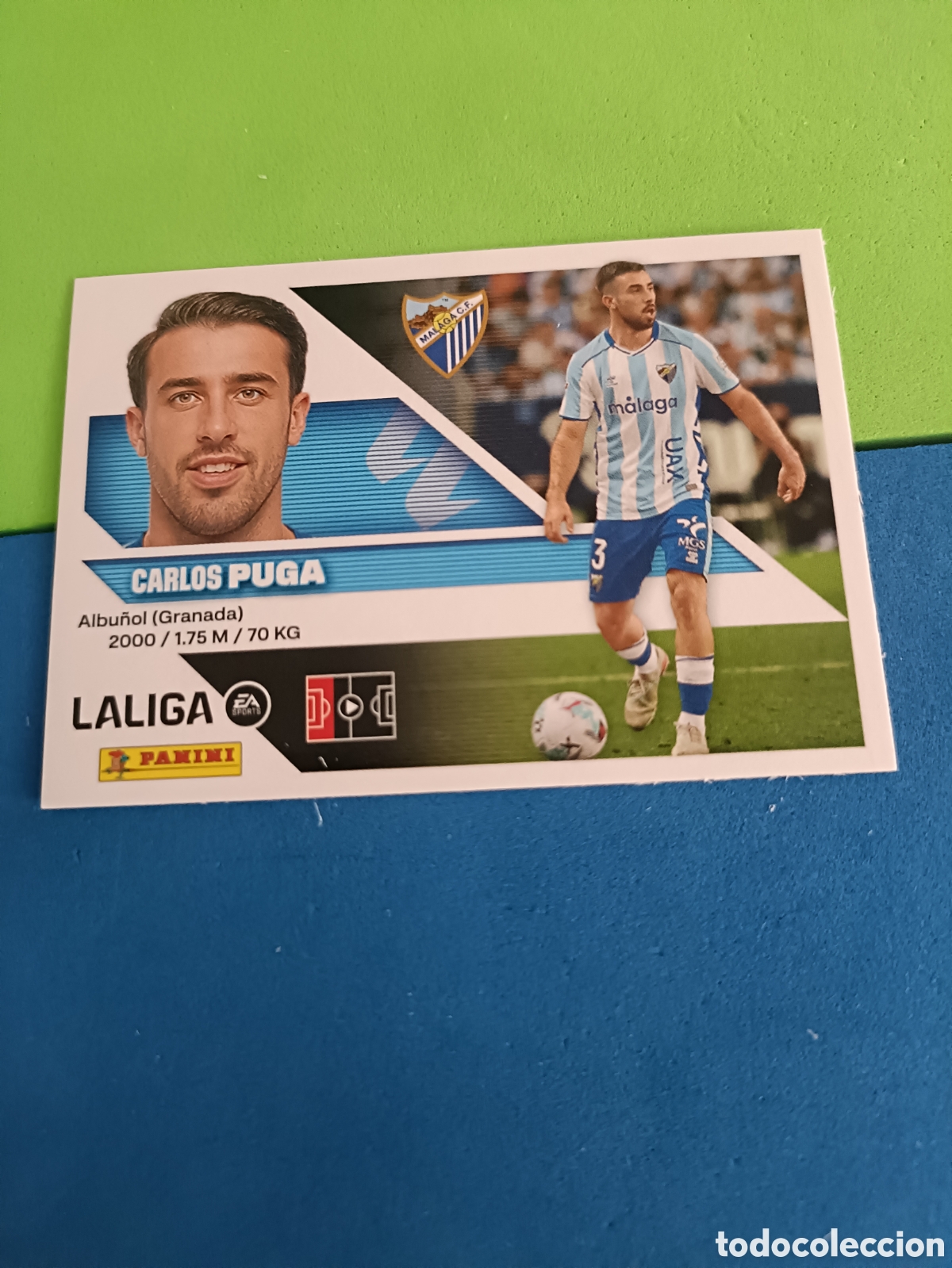 Figurine di Calcio: Panini cromos stickers Liga este 2026 2027 26 27 - M&aacute;laga 5 Puga