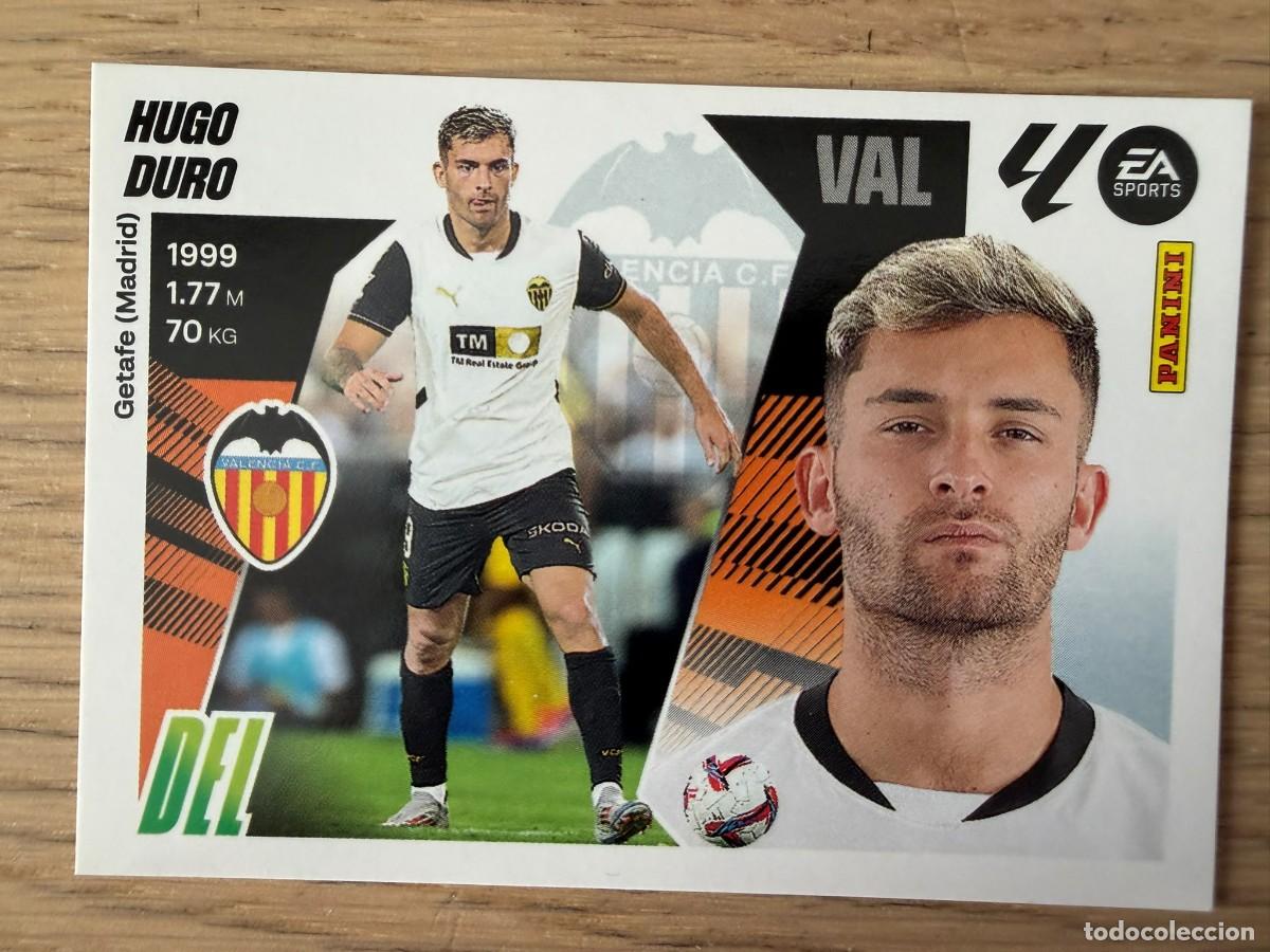 Figurine di Calcio: 19 HUGO DURO VALENCIA 25 26 2025 2026 LIGA EA SPORTS COLECCIONES ESTE SIN PEGAR STICKER