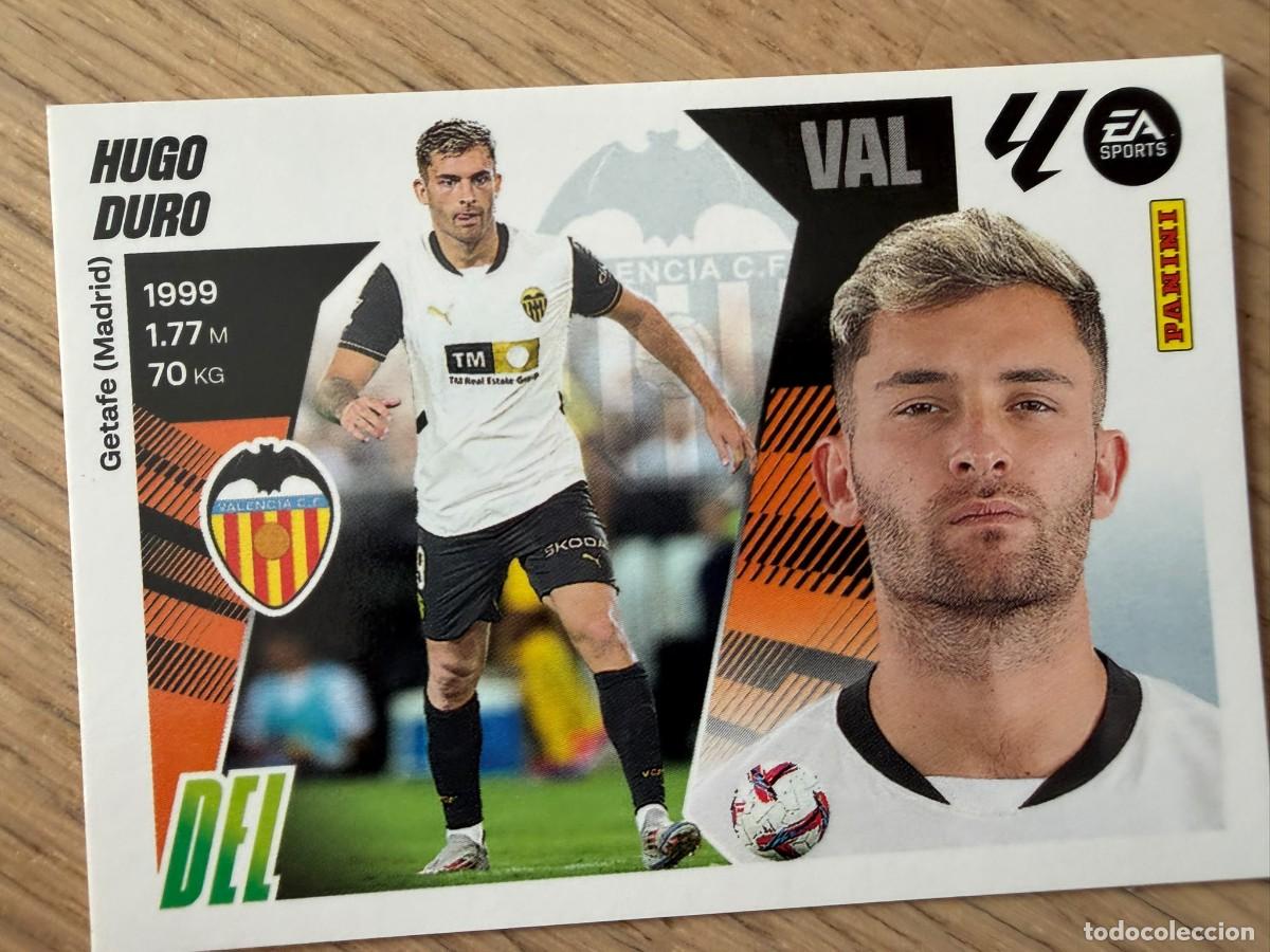Figurine di Calcio: 19 HUGO DURO VALENCIA 25 26 2025 2026 LIGA EA SPORTS COLECCIONES ESTE SIN PEGAR STICKER