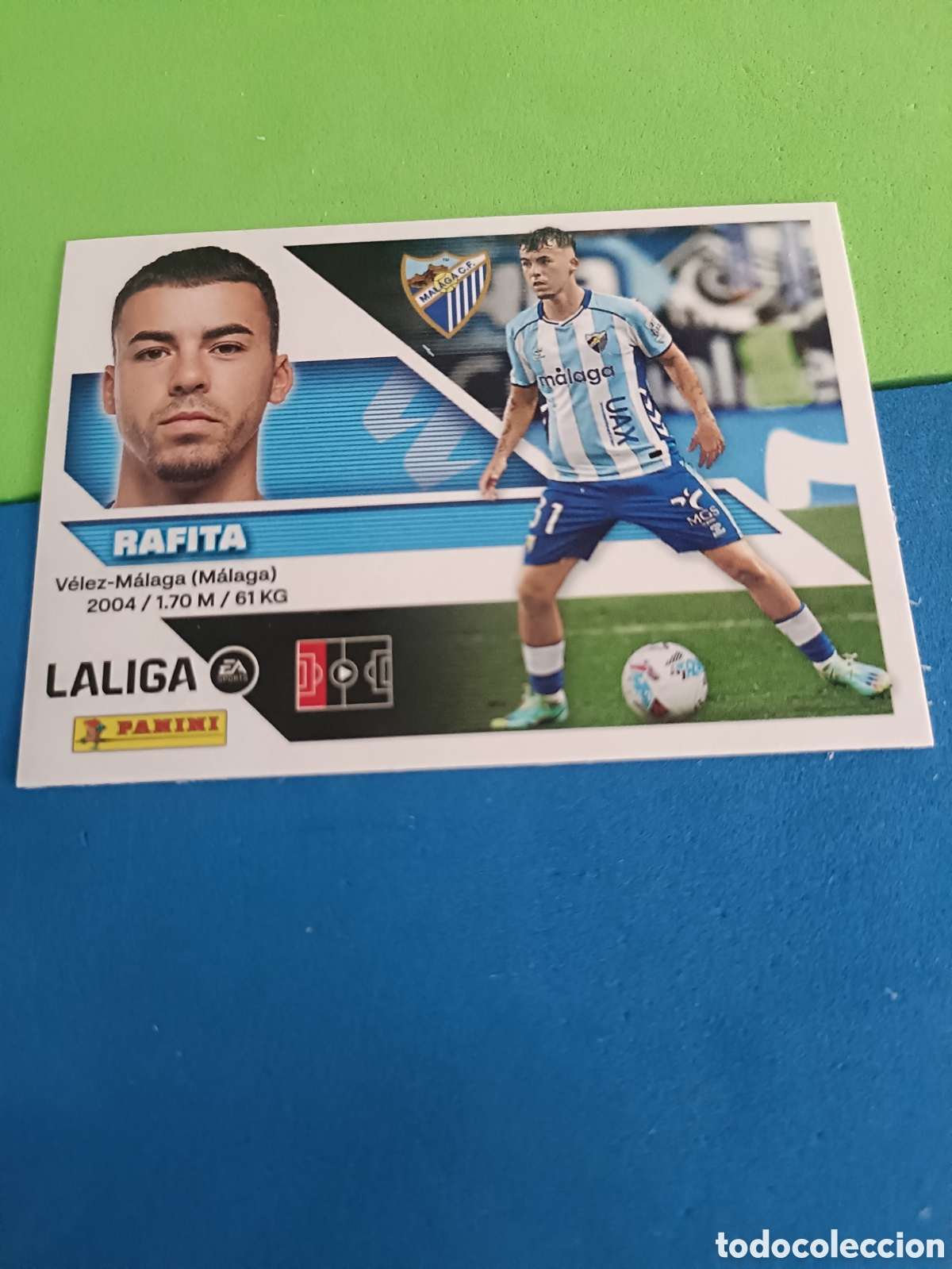 Figurine di Calcio: Panini cromos stickers Liga este 2026 2027 26 27 - M&aacute;laga 9 Rafita