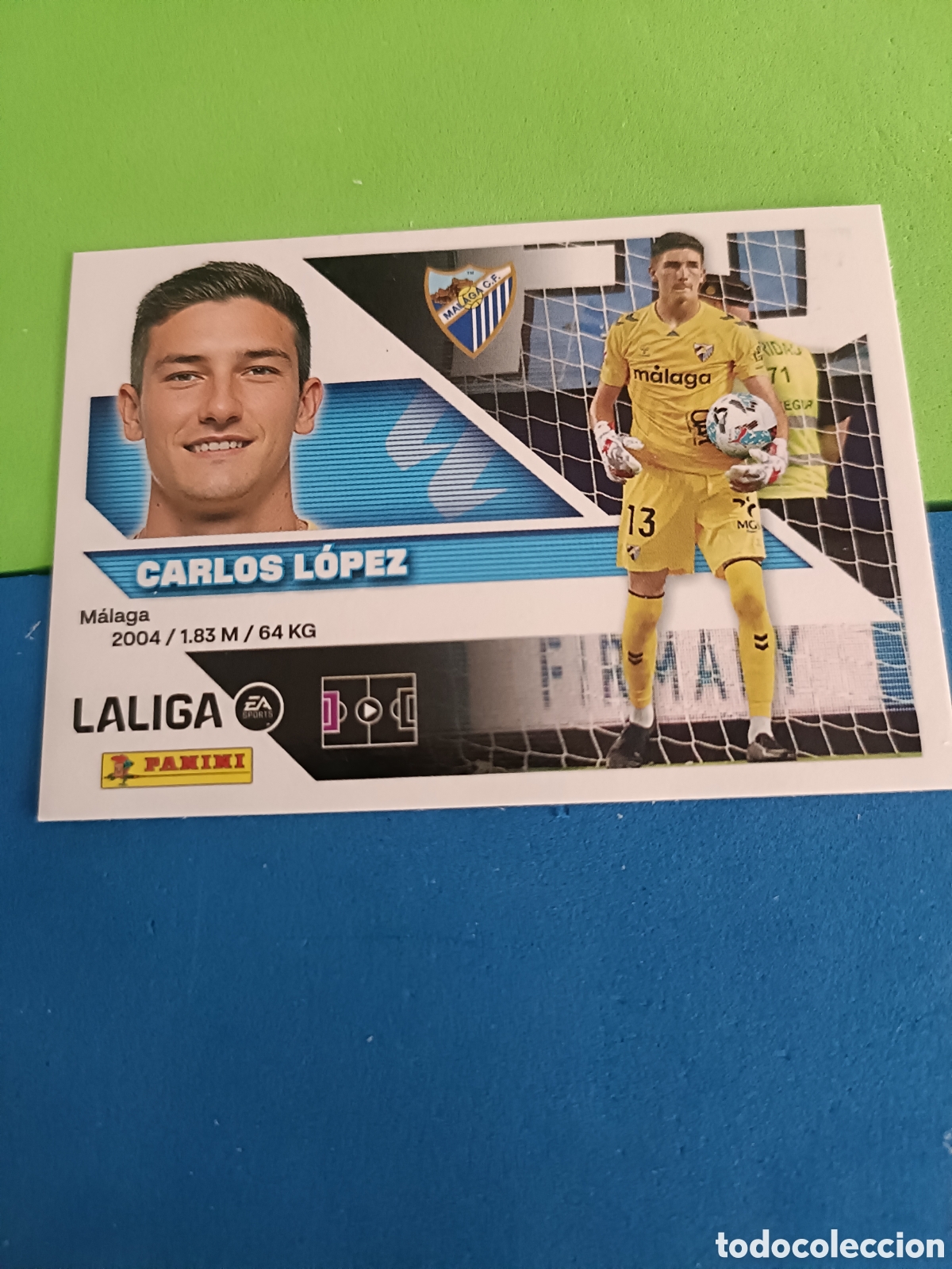 Figurine di Calcio: Panini cromos stickers Liga este 2026 2027 26 27 - M&aacute;laga 4 Carlos L&oacute;pez