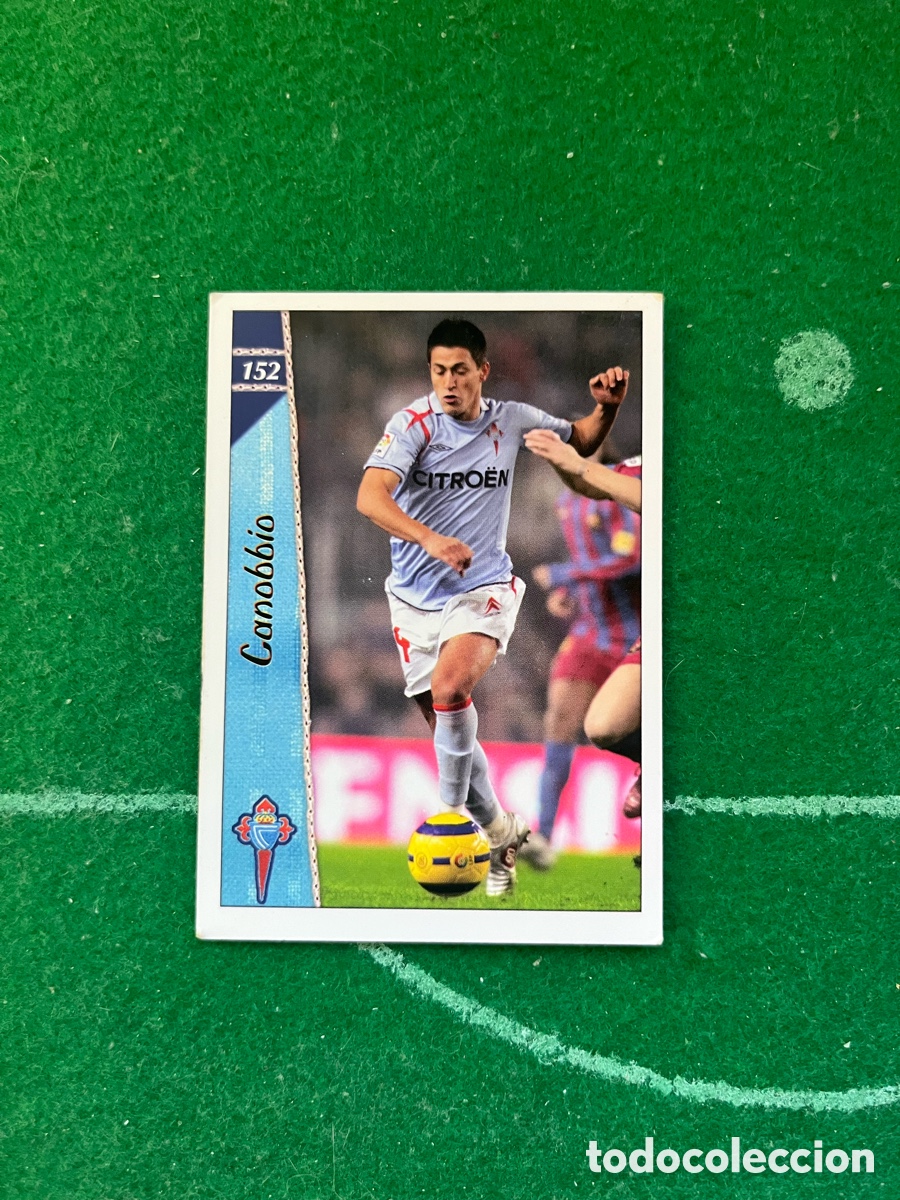 Figurine di Calcio: 152 CANOBBIO CELTA DE VIGO LAS FICHAS DE LA LIGA 2006 2007 MUNDICROMO