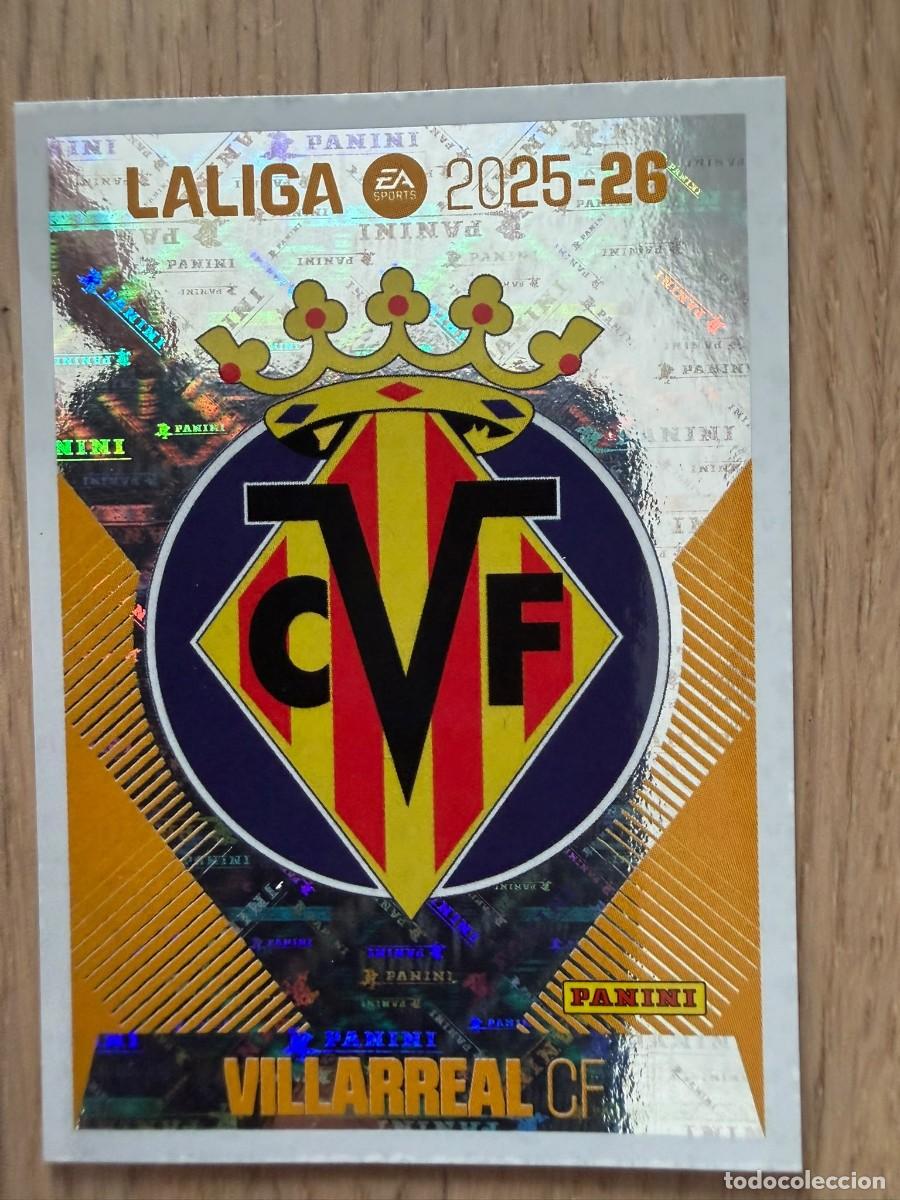 Figurine di Calcio: 1 ESCUDO VILLARREAL 25 26 2025 2026 LIGA EA SPORTS COLECCIONES ESTE SIN PEGAR STICKER