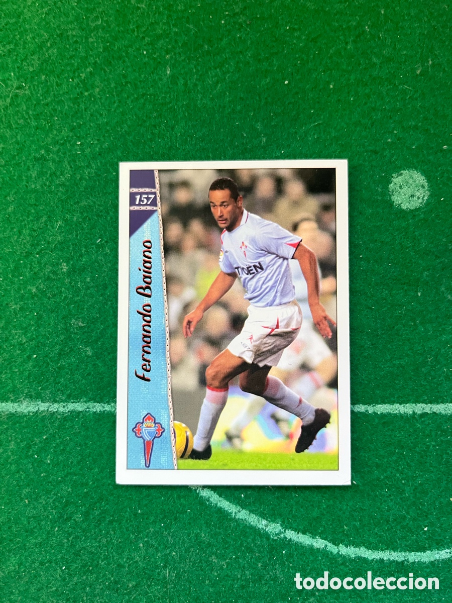 Cromos de f&uacute;tbol: 157 FERNANDO BAIANO CELTA DE VIGO LAS FICHAS DE LA LIGA 2006 2007 MUNDICROMO