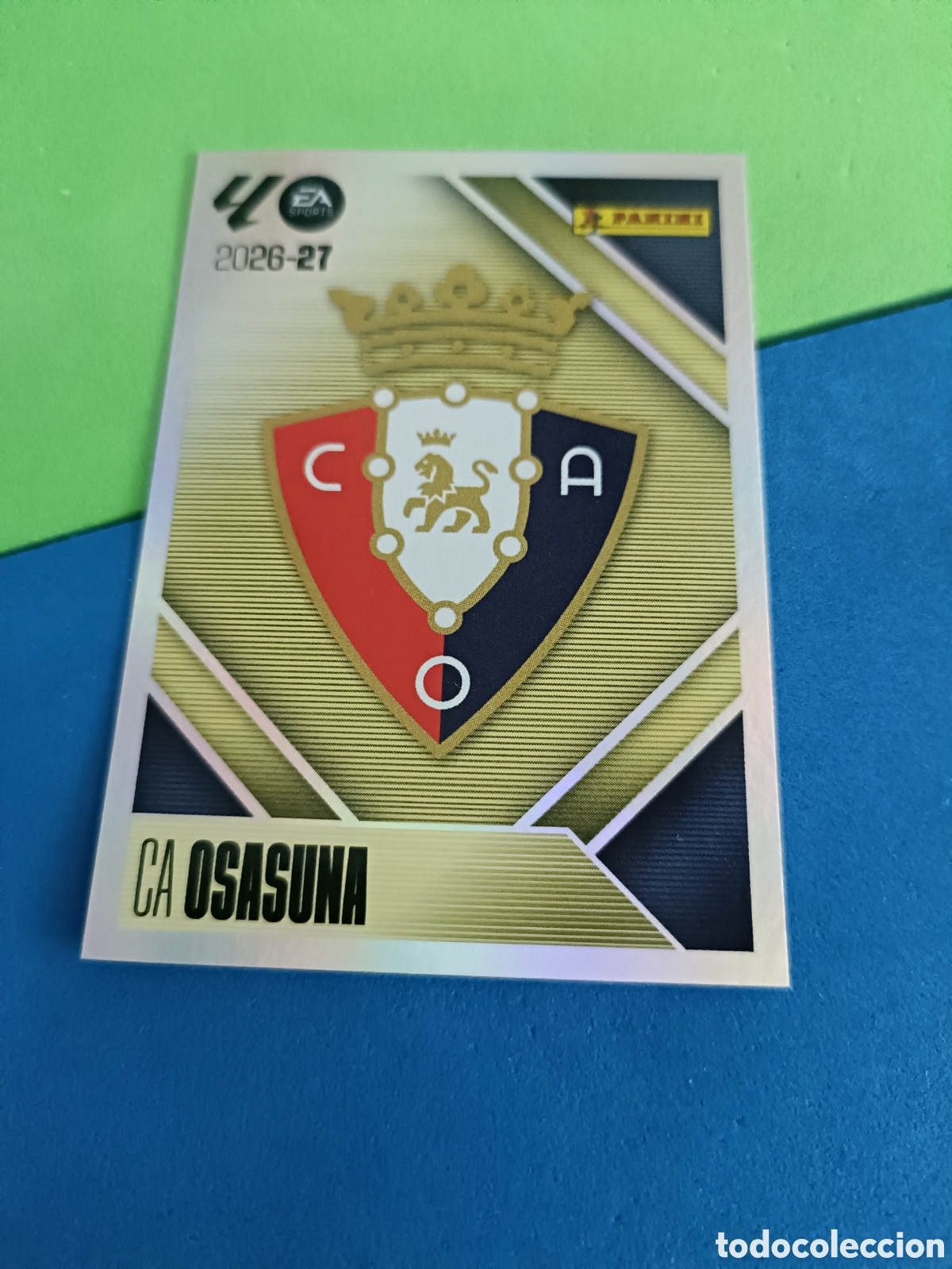 Cromos de f&uacute;tbol: Panini cromos stickers Liga este 2026 2027 26 27 - Osasuna 1 Escudo