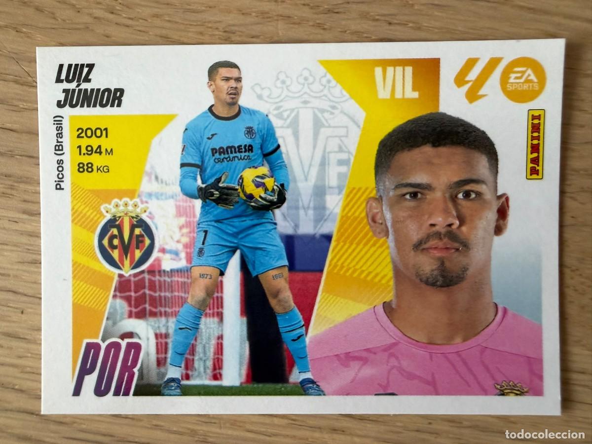 Cromos de f&uacute;tbol: 3 LUIZ JUNIOR VILLARREAL 25 26 2025 2026 LIGA EA SPORTS COLECCIONES ESTE SIN PEGAR STICKER
