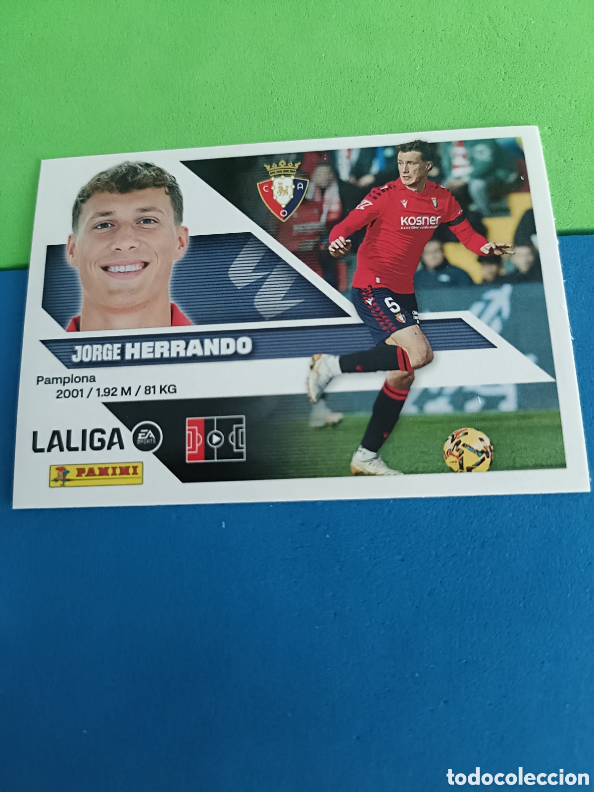 Cromos de f&uacute;tbol: Panini cromos stickers Liga este 2026 2027 26 27 - Osasuna 7 Herrando