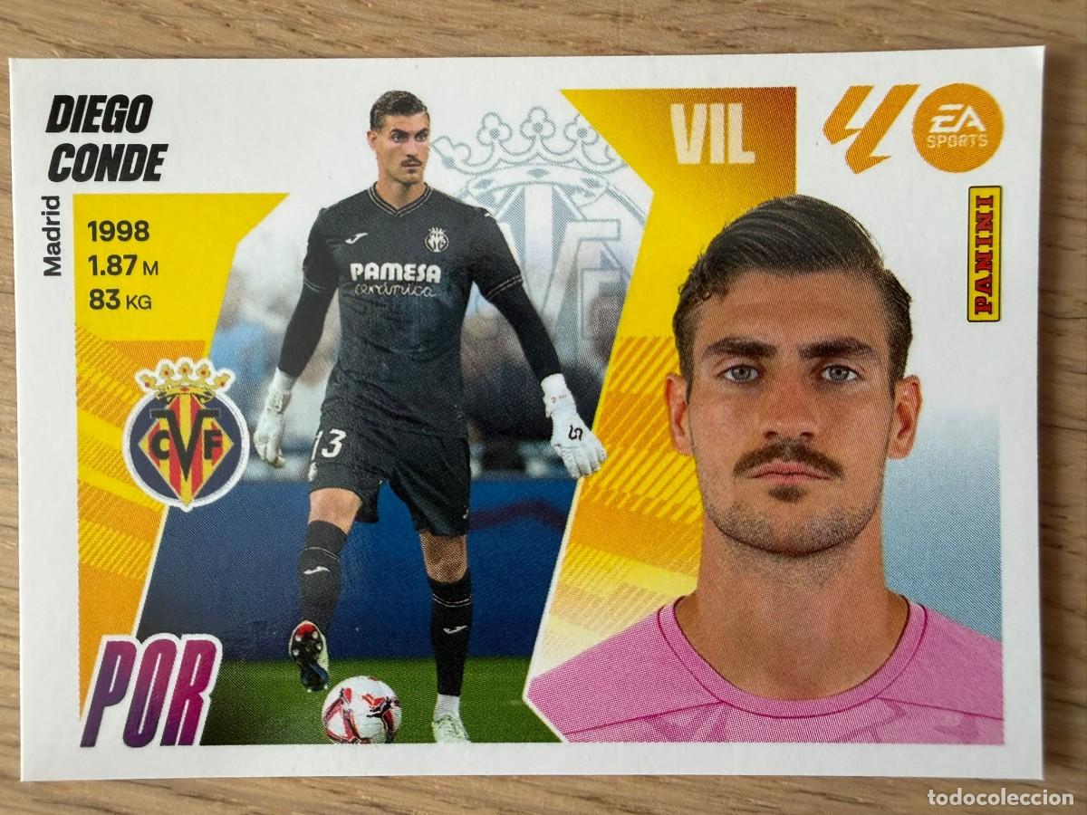 Cromos de f&uacute;tbol: 4 DIEGO CONDE VILLARREAL 25 26 2025 2026 LIGA EA SPORTS COLECCIONES ESTE SIN PEGAR STICKER