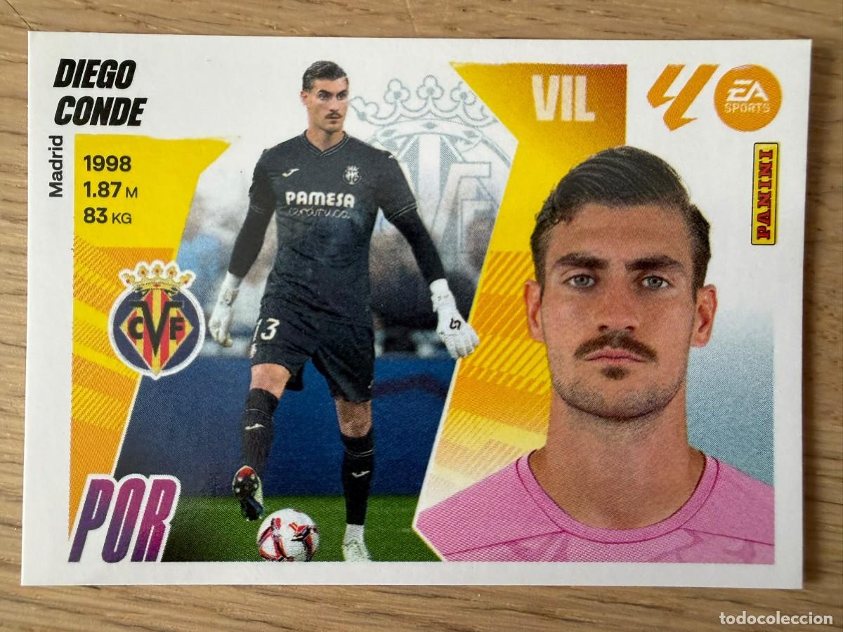 Cromos de f&uacute;tbol: 4 DIEGO CONDE VILLARREAL 25 26 2025 2026 LIGA EA SPORTS COLECCIONES ESTE SIN PEGAR STICKER