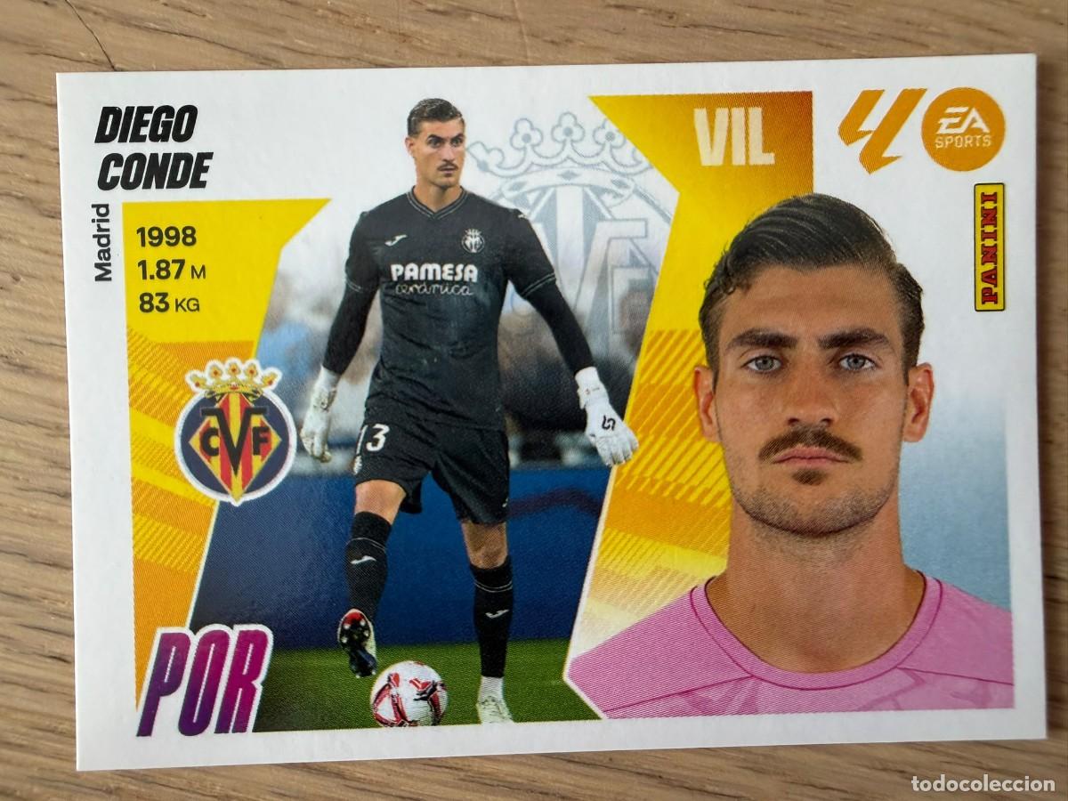 Cromos de f&uacute;tbol: 4 DIEGO CONDE VILLARREAL 25 26 2025 2026 LIGA EA SPORTS COLECCIONES ESTE SIN PEGAR STICKER