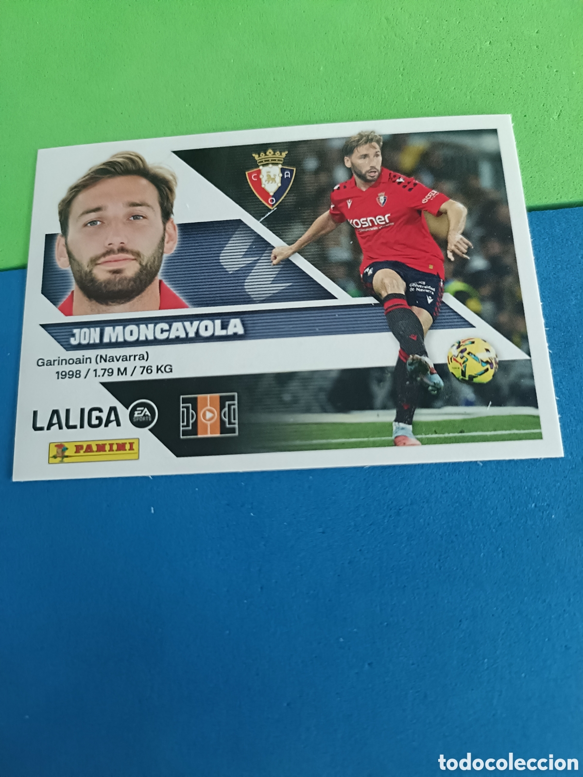 Cromos de f&uacute;tbol: Panini cromos stickers Liga este 2026 2027 26 27 - Osasuna 12 Moncayola