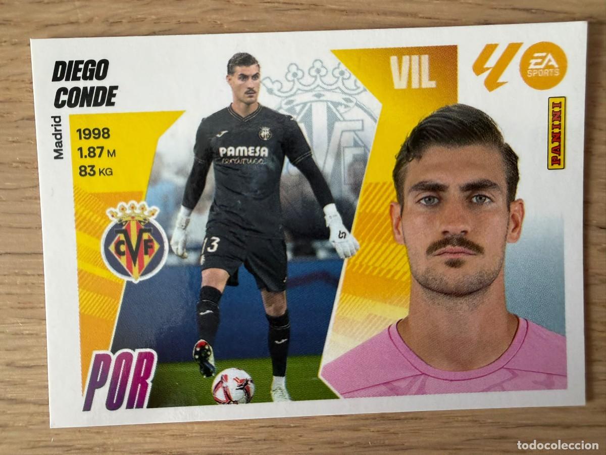 Cromos de f&uacute;tbol: 4 DIEGO CONDE VILLARREAL 25 26 2025 2026 LIGA EA SPORTS COLECCIONES ESTE SIN PEGAR STICKER