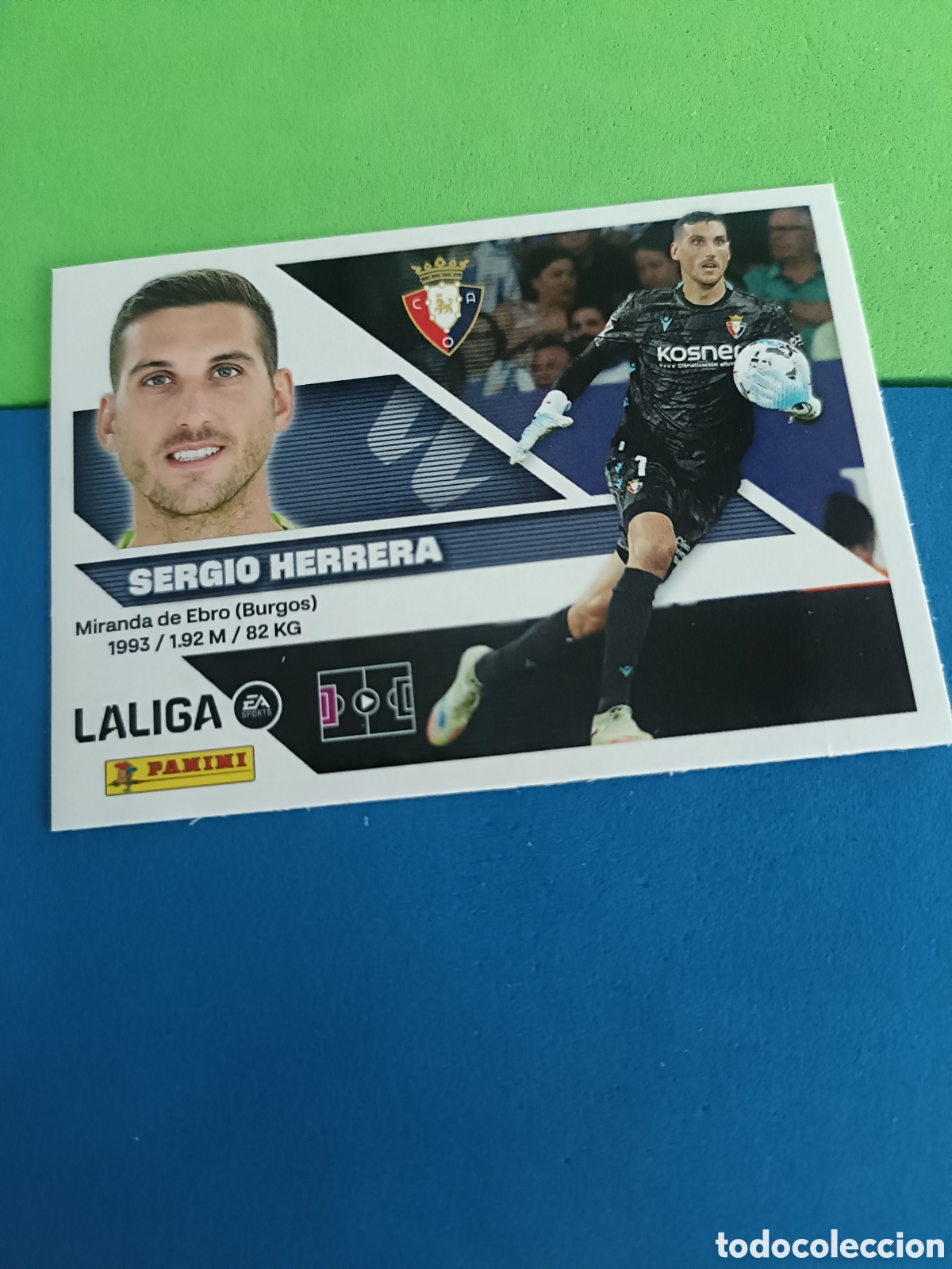 Cromos de f&uacute;tbol: Panini cromos stickers Liga este 2026 2027 26 27 - Osasuna 3 Sergio Herrera