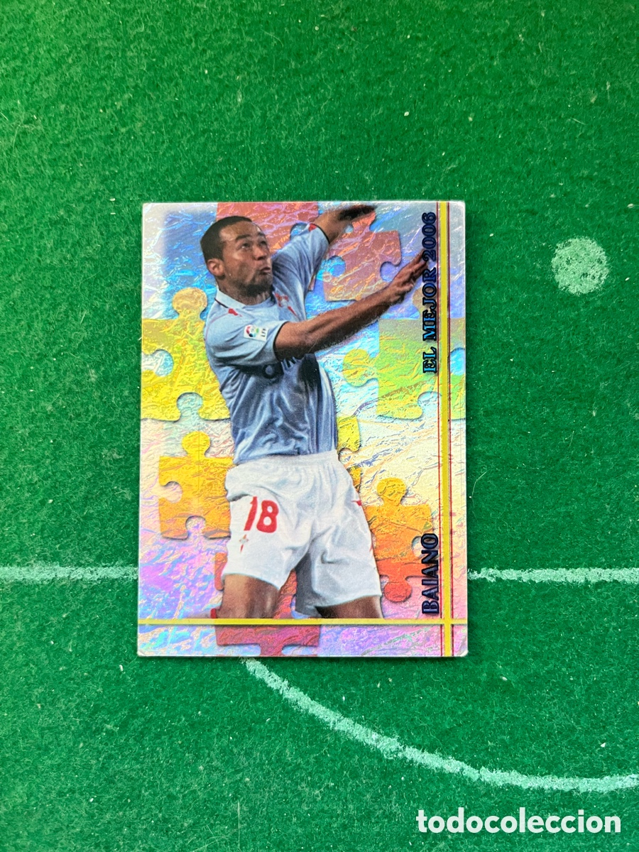 Cromos de f&uacute;tbol: 162 BAIANO CELTA DE VIGO LAS FICHAS DE LA LIGA 2006 2007 MUNDICROMO EL MEJOR 2006