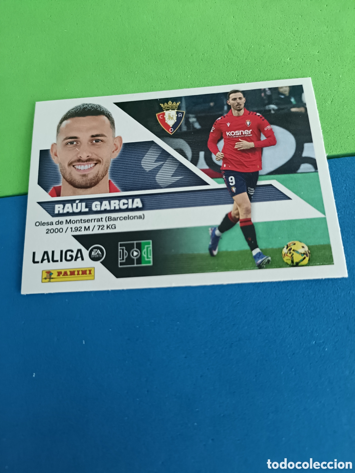 Cromos de f&uacute;tbol: Panini cromos stickers Liga este 2026 2027 26 27 - Osasuna 18 Raul Garcia