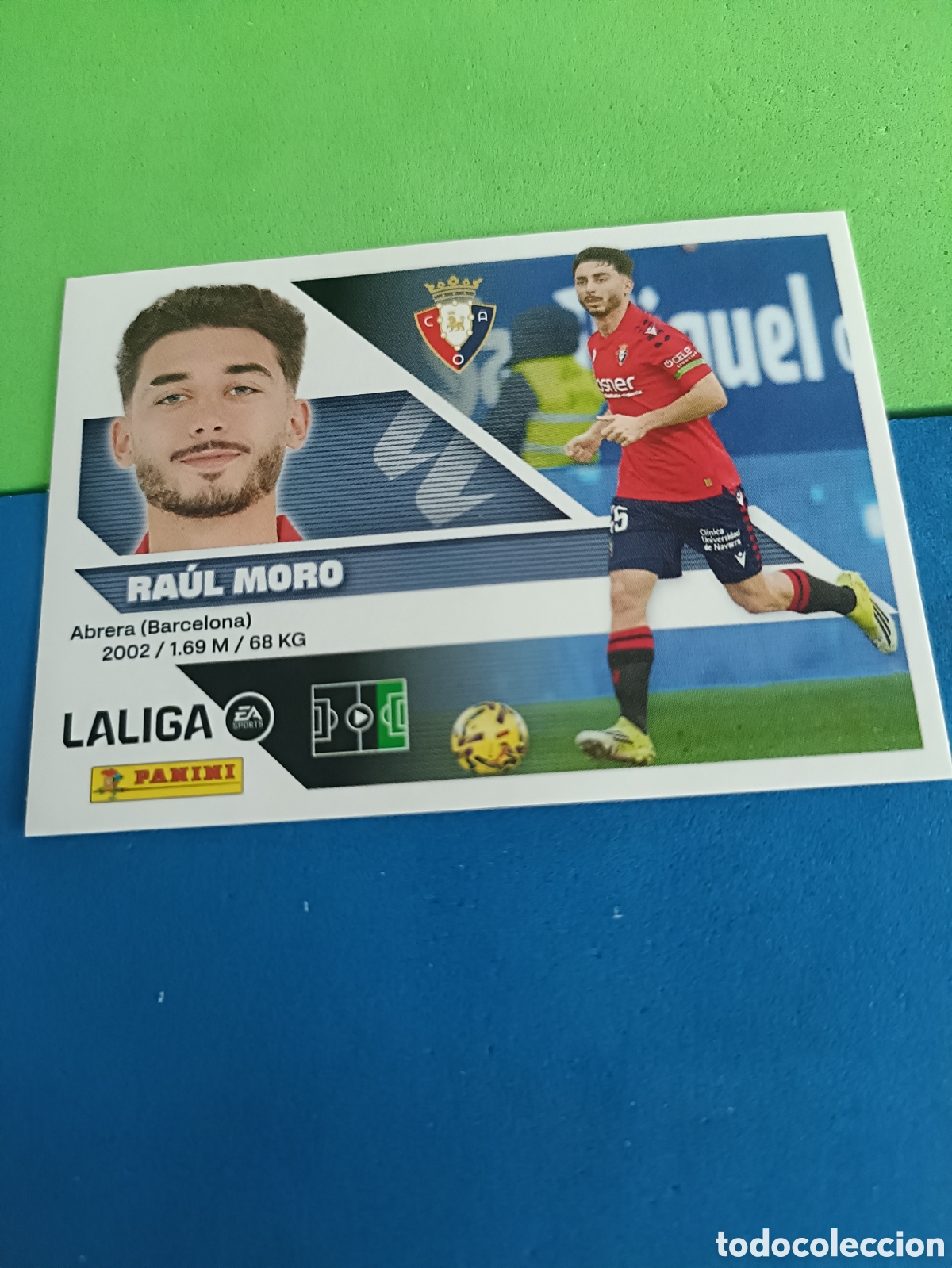 Cromos de f&uacute;tbol: Panini cromos stickers Liga este 2026 2027 26 27 - Osasuna 17 Ra&uacute;l Moro