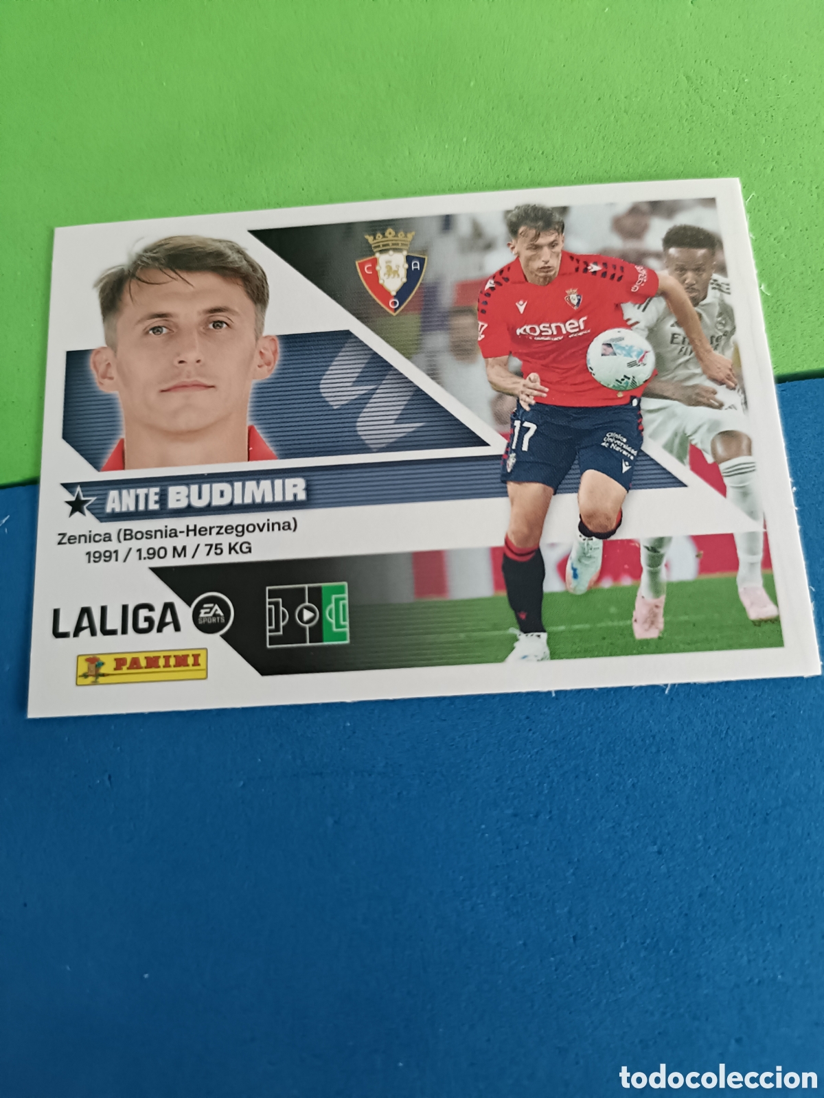 Cromos de f&uacute;tbol: Panini cromos stickers Liga este 2026 2027 26 27 - Osasuna 20 Budimir